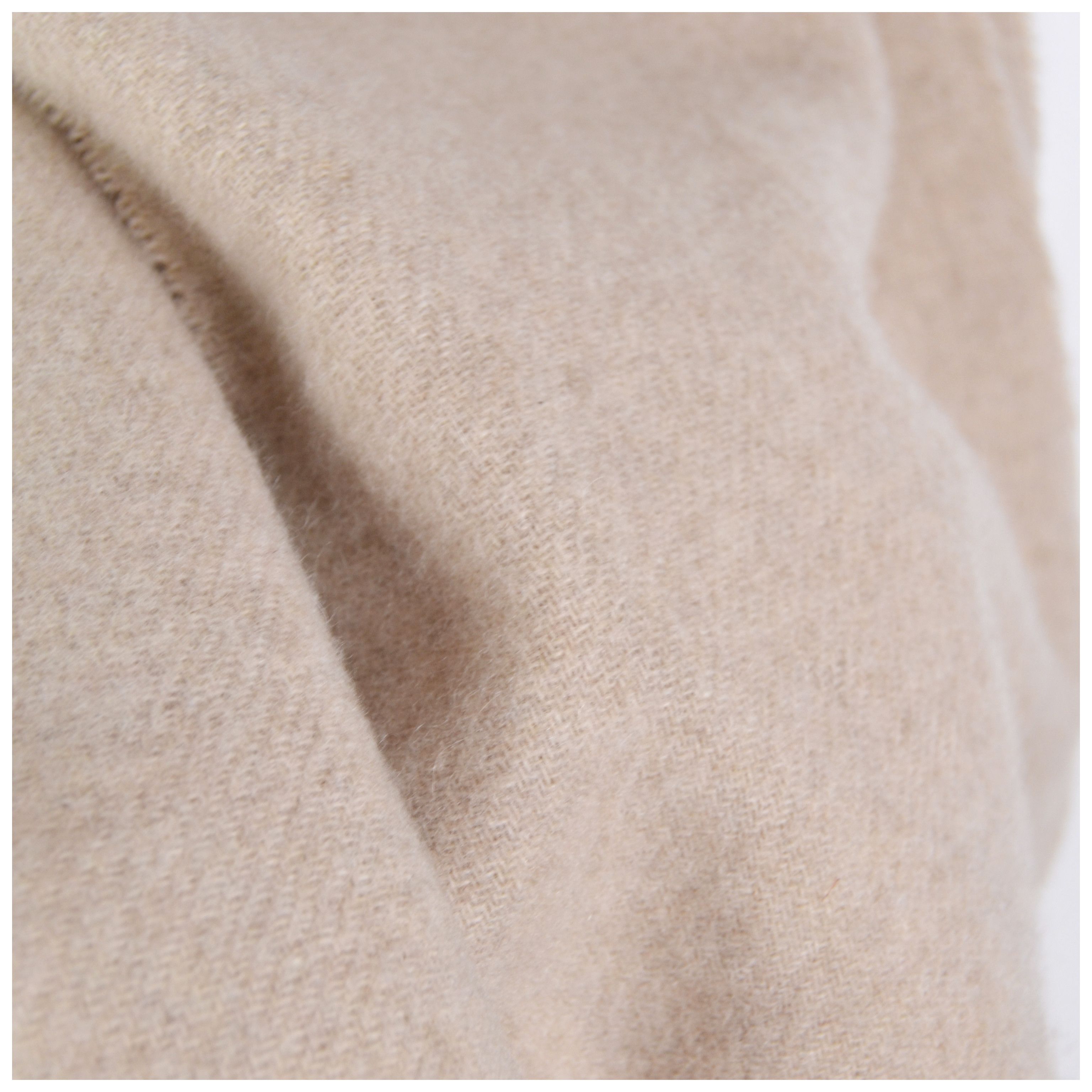 Other Cristina Chiti Beige Wool/Cashmere Scarf Light Beige Size ONE SIZE - 6 Thumbnail