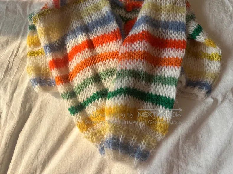 Loewe Loewe Rainbow mohair knitted sweater Size XS / US 0-2 / IT 36-38 - 2 Thumbnail