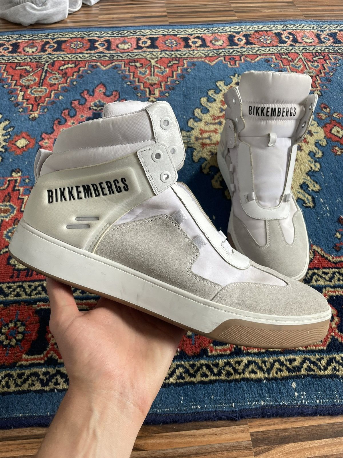 Dirk Bikkembergs Dirk Bikkembergs Hightop Sneakers Size US 12 / EU 45 - 1 Thumbnail
