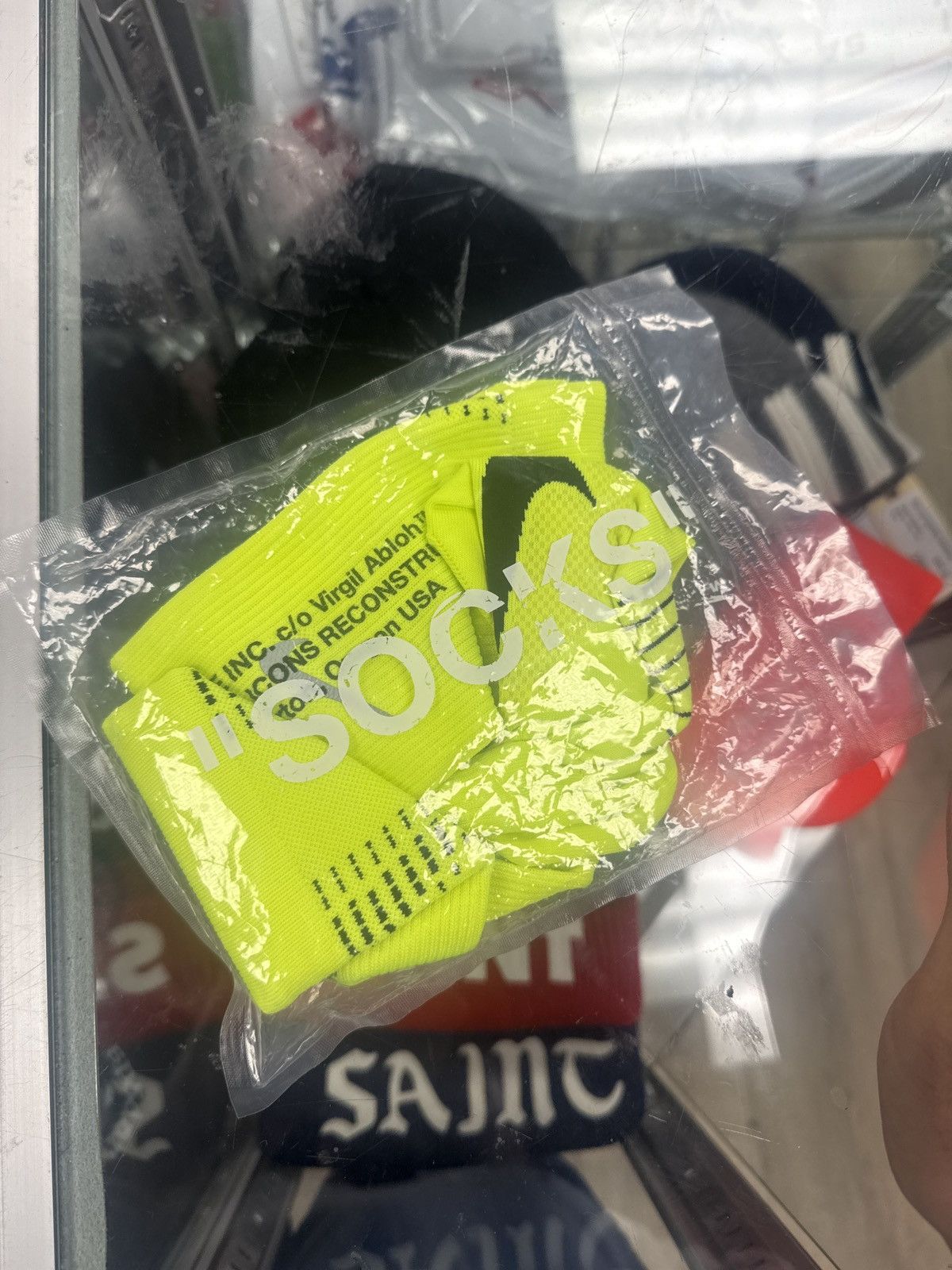 Nike Nike x off white campus socks volt Size ONE SIZE - 1 Thumbnail