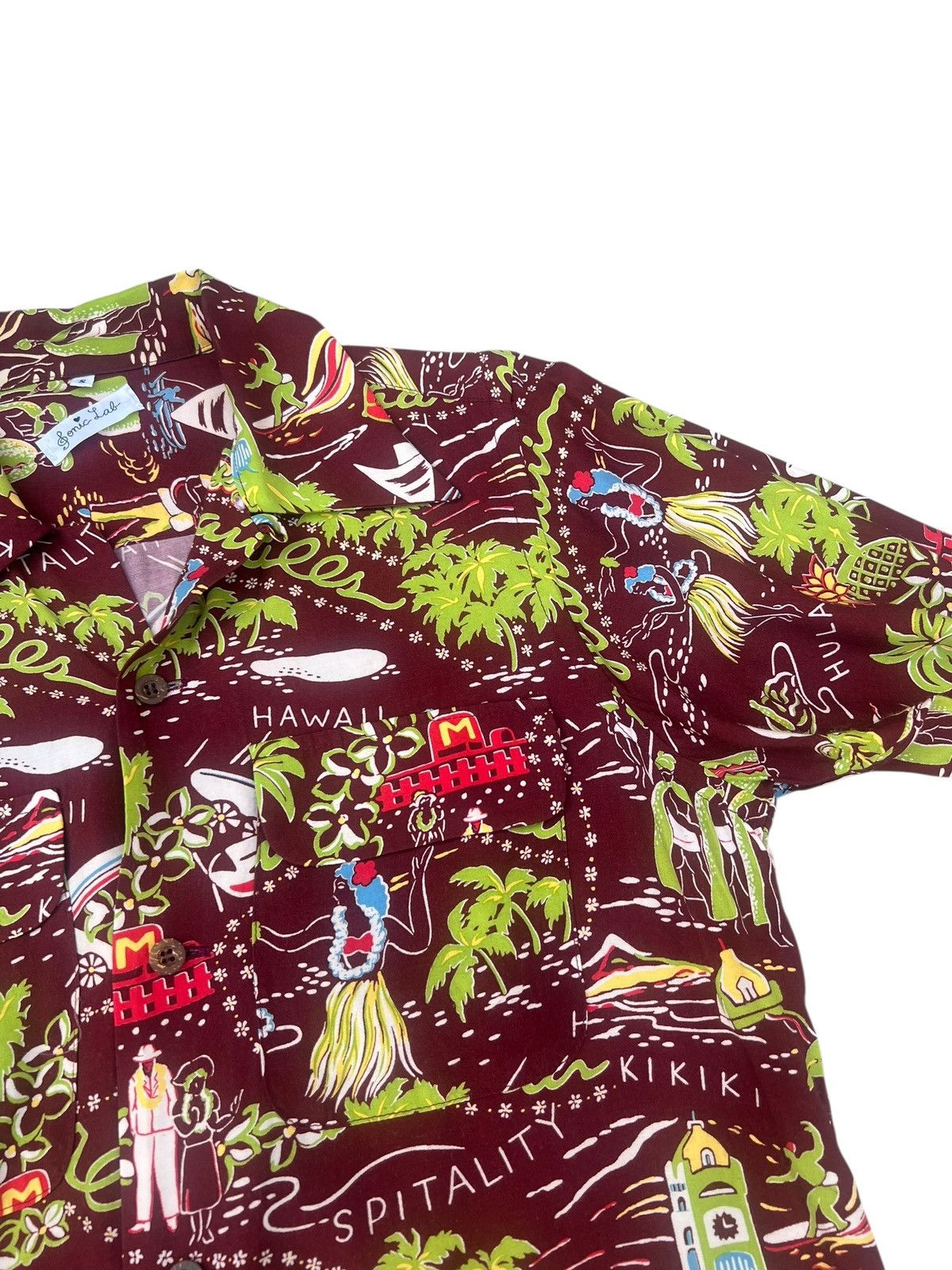 Sonic Lab Sonic Lab Nepenthes Double Flap Pocket Hawaiian Shirt Size US S / EU 44-46 / 1 - 9 Thumbnail