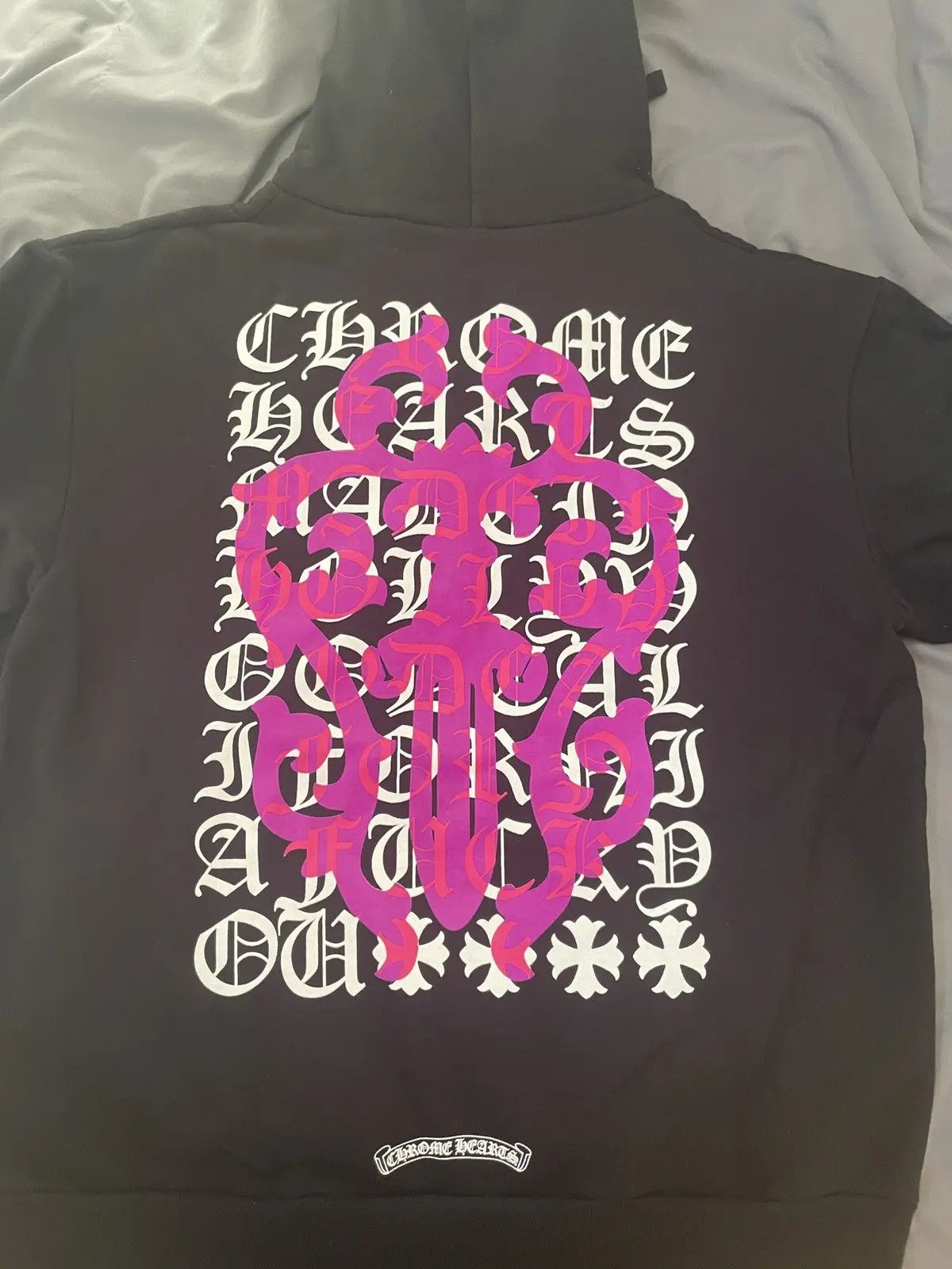 Chrome Hearts Pink Dagger Hoodie