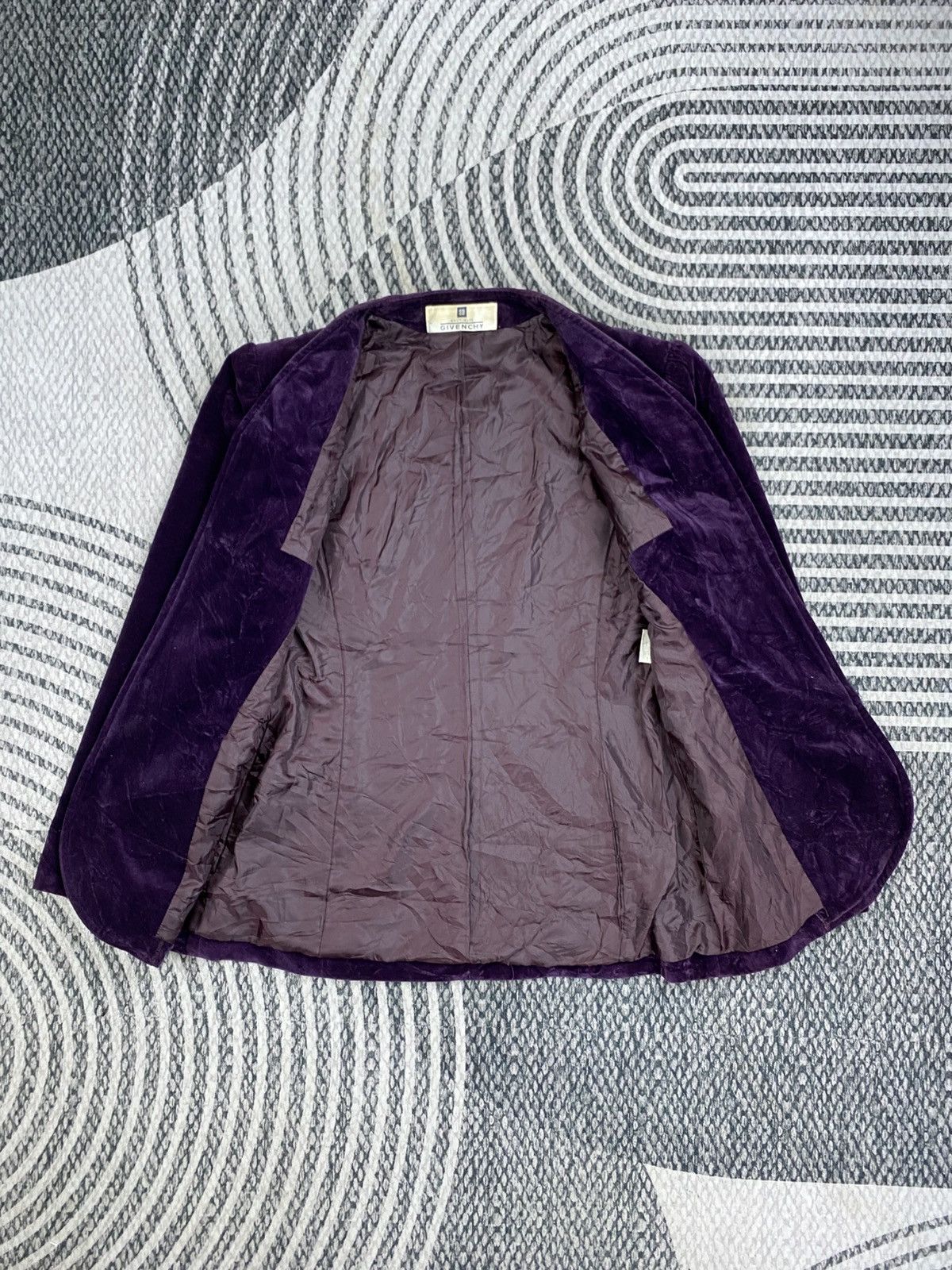 Givenchy Vintage Givenchy Boutiques Collection Velvet Zipper Jacket Size M / US 6-8 / IT 42-44 - 5 Thumbnail