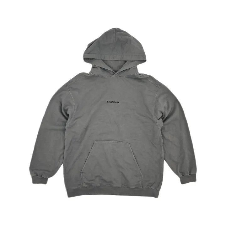 Balenciaga Balenciaga Balenciaga Logo Hoodie for Men in Gray -2507 Size US S / EU 44-46 / 1 - 2 Thumbnail