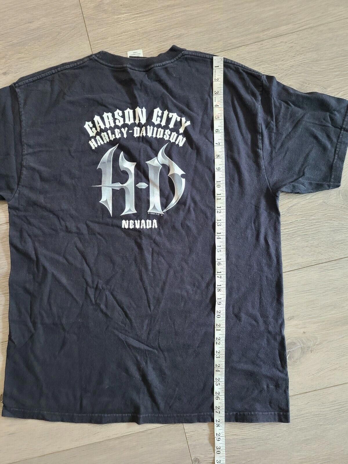 Designer Harley Davidson Shirt Large Carson City Nevada Size ONE SIZE - 6 Thumbnail