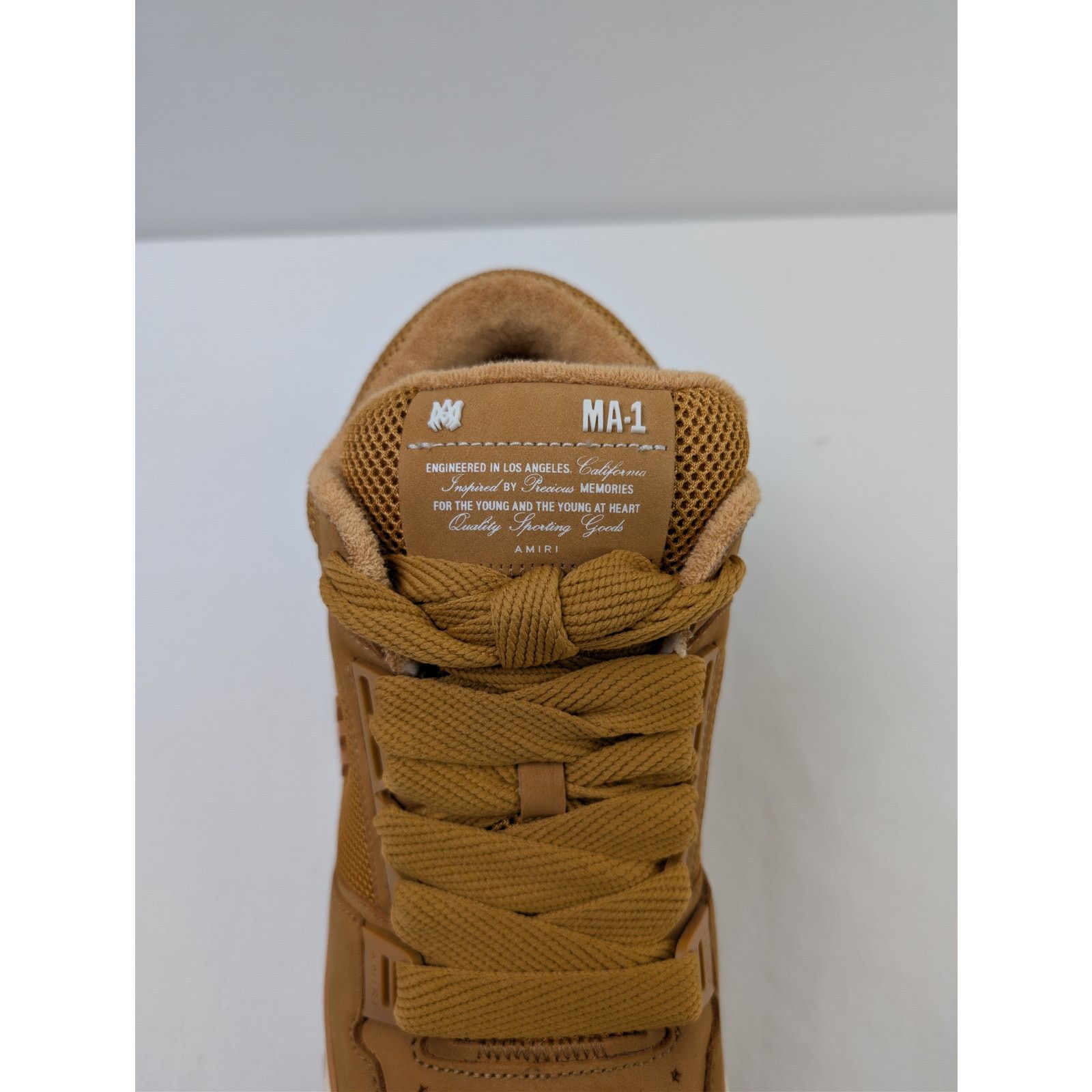 Amiri o1rshd1 Nubuck MA-1 Sneaker shoe in Wheat/Brown Size US 10 / EU 43 - 14 Thumbnail