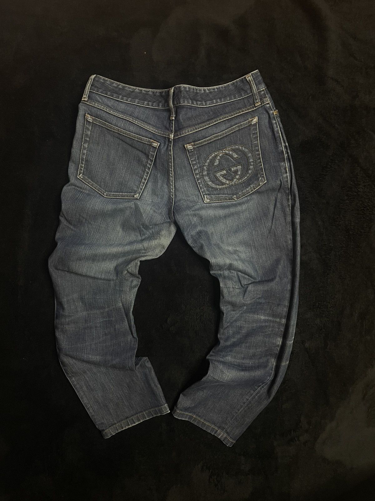 Gucci Vintage Gucci Logo Jeans Woman‘s y2k Size S Size 28" / US 6 / IT 42 - 1 Thumbnail