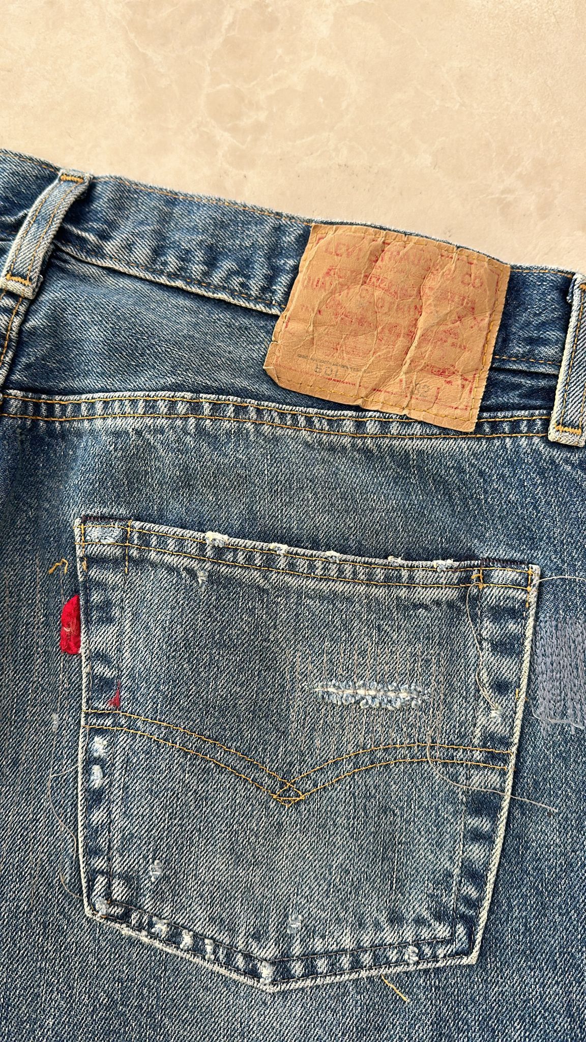 Levi's Vintage Clothing LVC Levi's Vintage Clothing 1984 501XX Tangled Web Jeans Size US 32 / EU 48 - 10 Thumbnail
