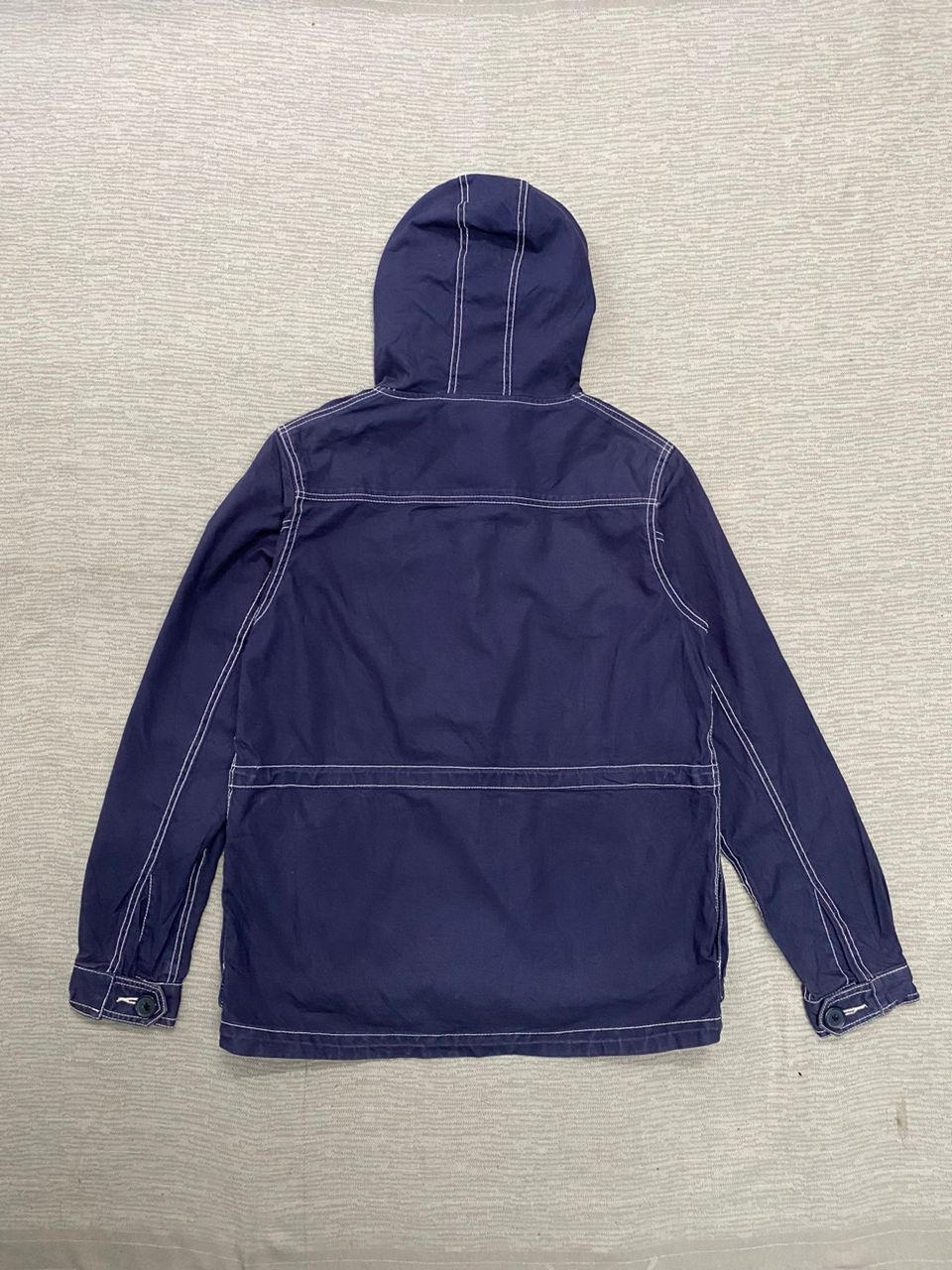 Blue Blue Japan × Buzz Rickson's × Global Work Global Work Duck Canvas Indigo Hooded Jacket Size US M / EU 48-50 / 2 - 7 Thumbnail