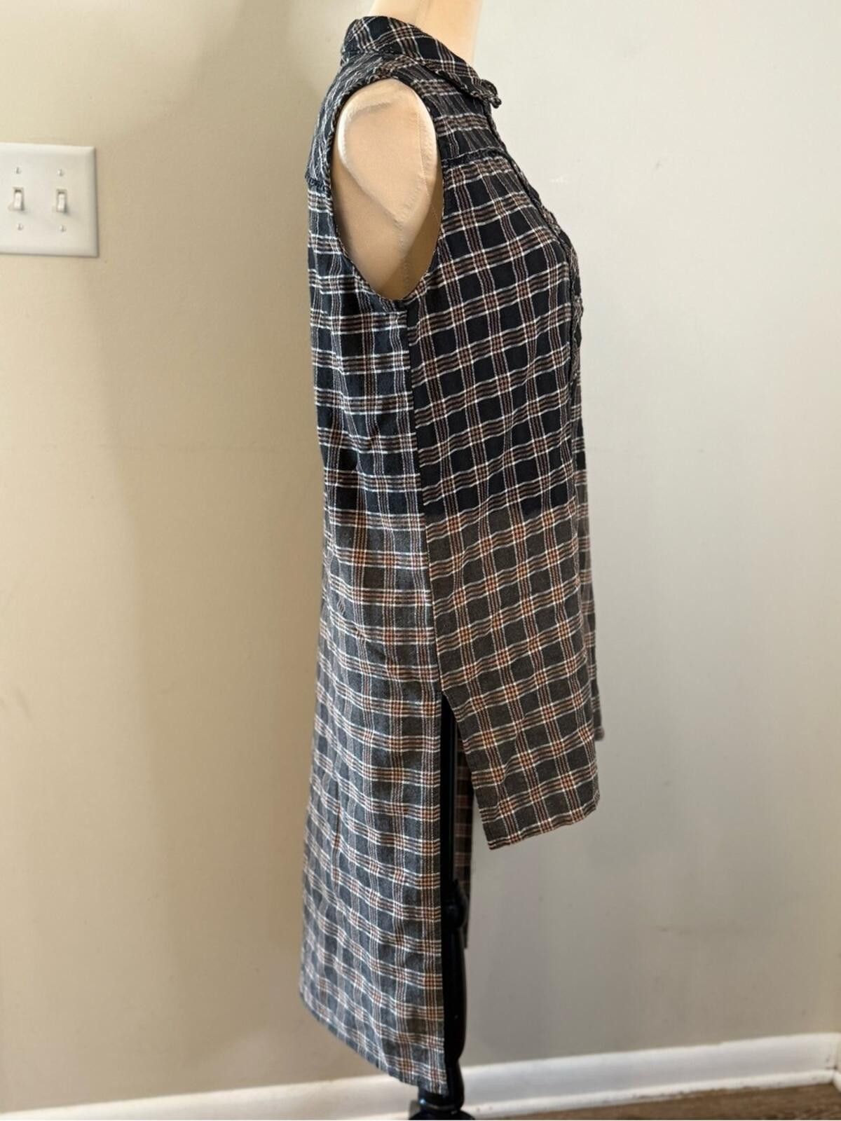 Polo Ralph Lauren POL hombre plaid mini dress tunic top versatile SZ SM Size S / US 4 / IT 40 - 3 Thumbnail