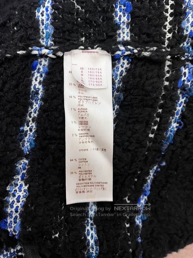 Louis Vuitton Louis Vuitton Piece-leather knit cardigan shirt Size S / US 4 / IT 40 - 5 Thumbnail