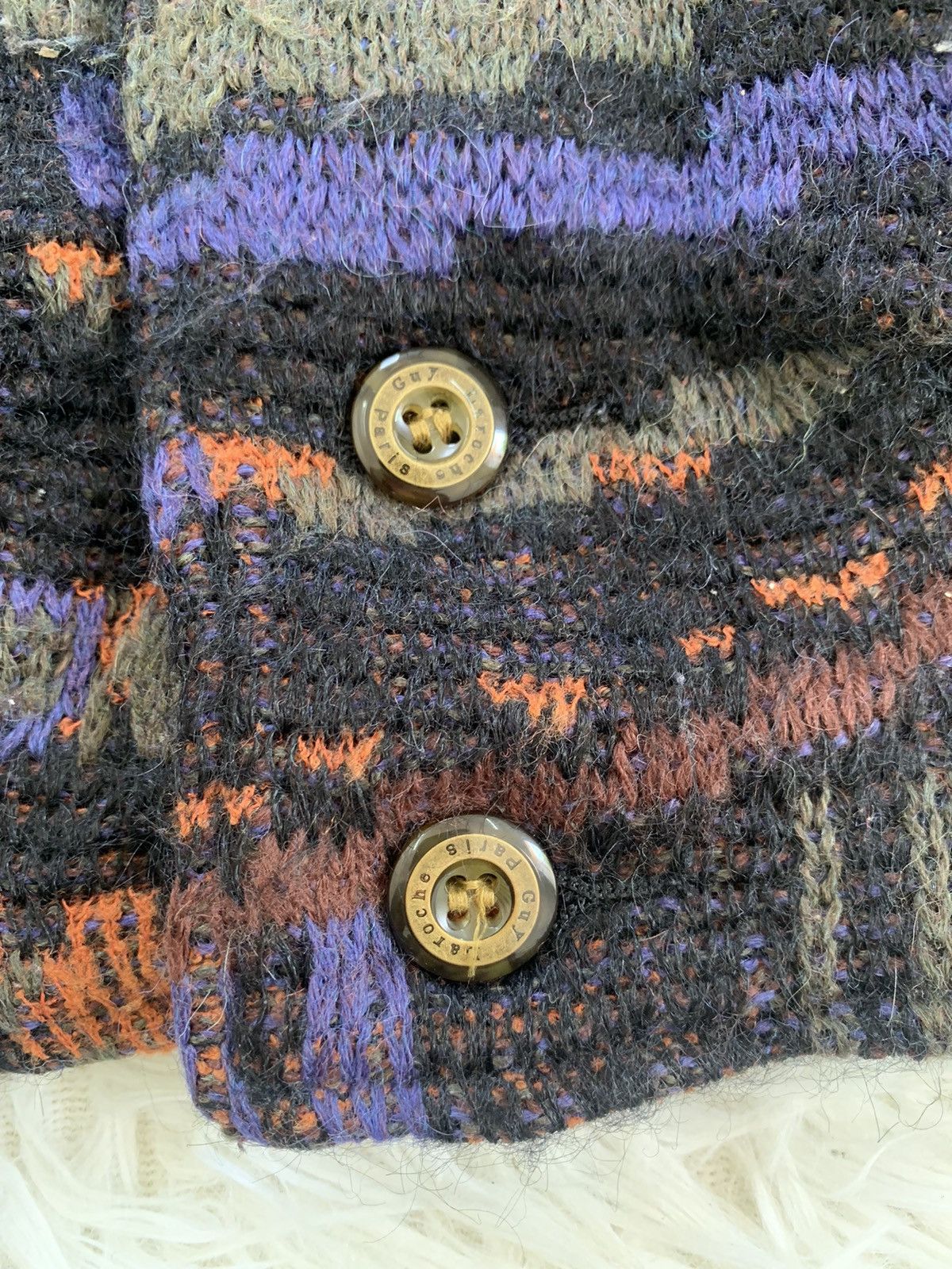 Guy Laroche Cozy Art Pattern Guy Laroche Paris Wool Jacket Size US L / EU 52-54 / 3 - 5 Thumbnail