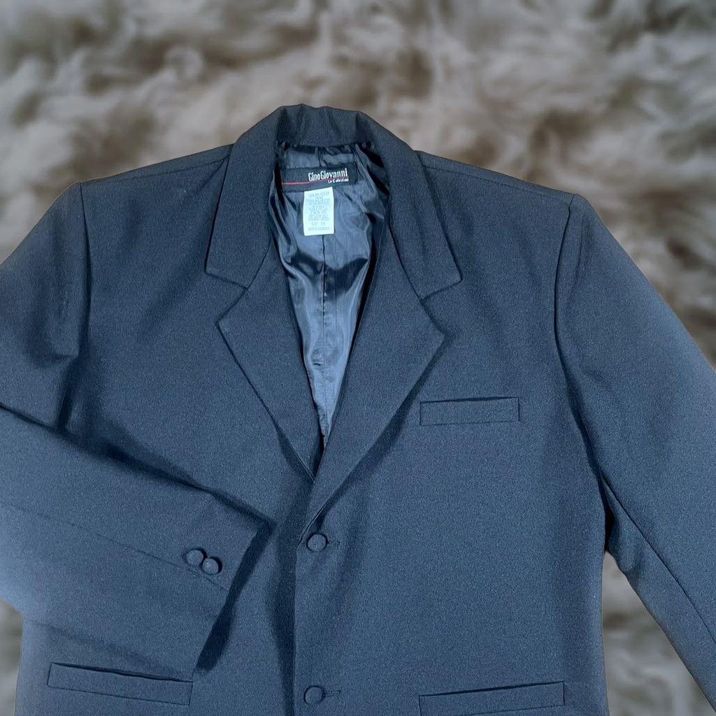 Vintage Gino Giovanni Blazer Womens 14 Black Lined Jacket Business Wear 100% Polyester Blazer Womens 14 Black Lined Jacket Business Wear 100% Polyester Size XL / US 12-14 / IT 48-50 - 1 Thumbnail