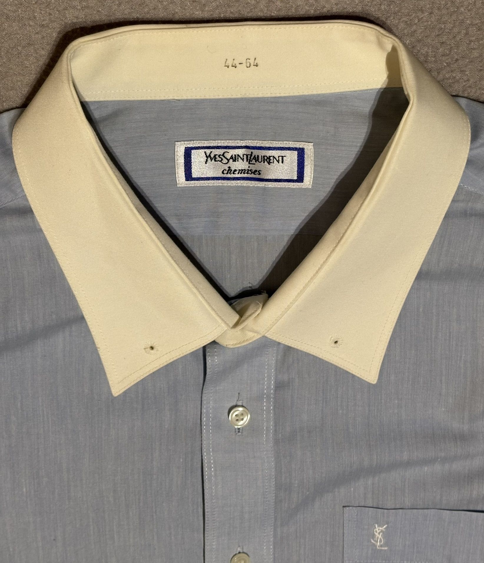 Yves Saint Laurent Yves Saint Laurent shirt size 44 Size US XXL / EU 58 / 5 - 16 Thumbnail