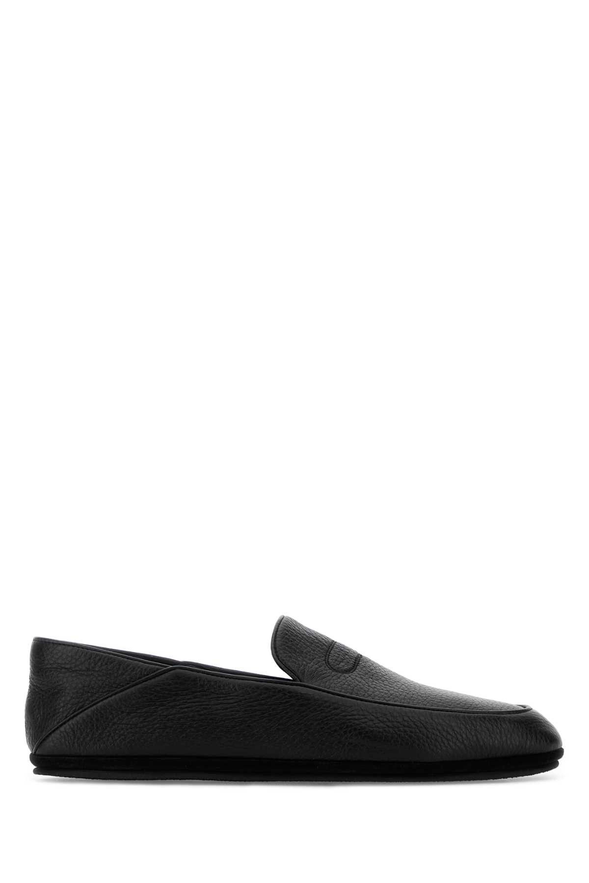 John Lobb Black Leather Kingston Ii Loafers Size US 11 / EU 44 - 1 Thumbnail