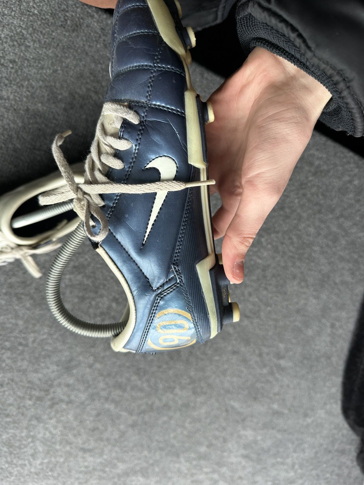 Nike 🚨RARE NIKE TOTAL 90 III UNISEX BLUE FOOTBAL SOCCER Size US 5.5 / EU 38 - 12 Thumbnail