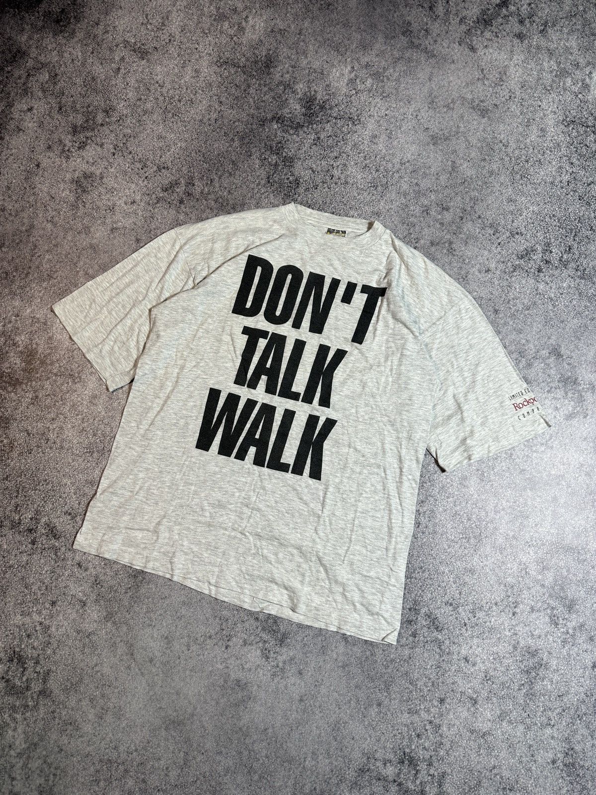 Vintage Y2K Vintage Art Don’t Talk Walk T-shirt Streetwear USA XL Size US XL / EU 56 / 4 - 1 Thumbnail
