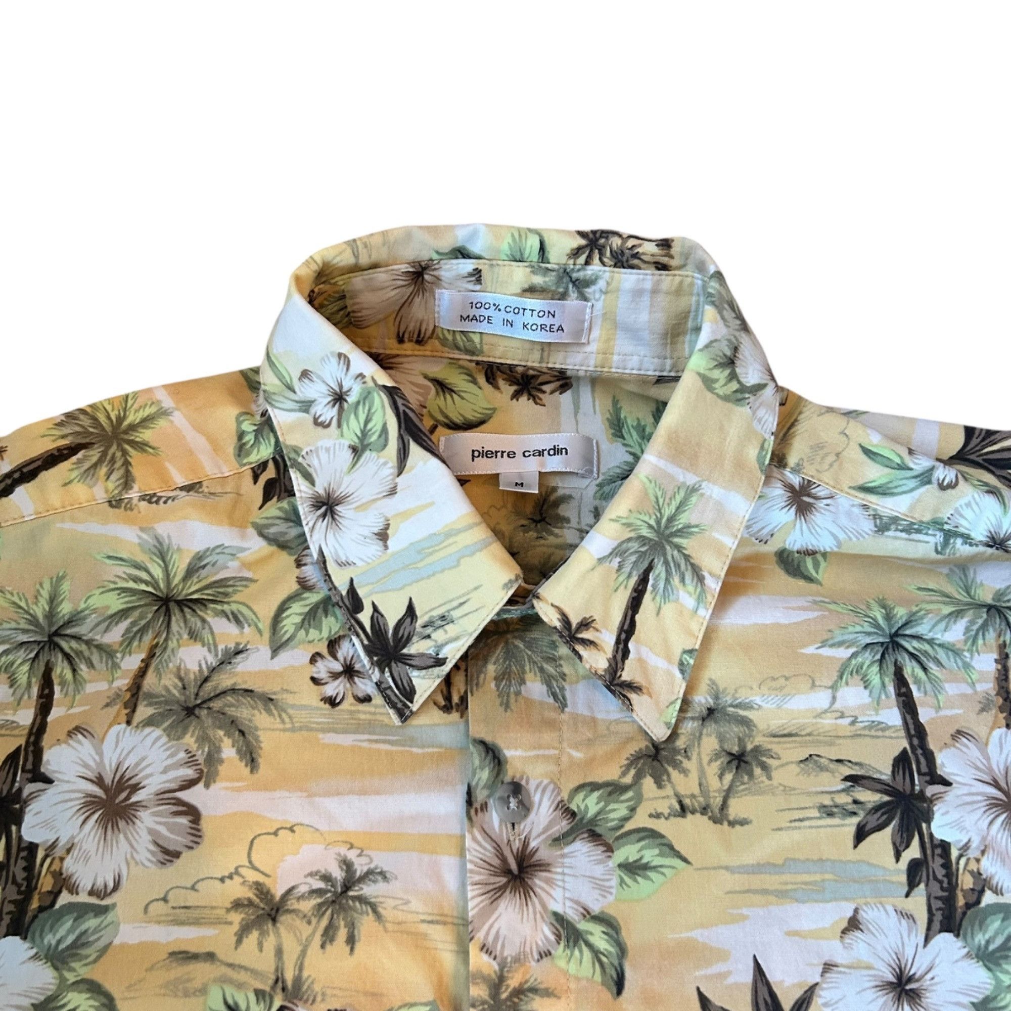 Pierre Cardin Pierre Cardin Hawaiian Tropical Yellow Palm Tree Floral Butt Size US M / EU 48-50 / 2 - 5 Thumbnail