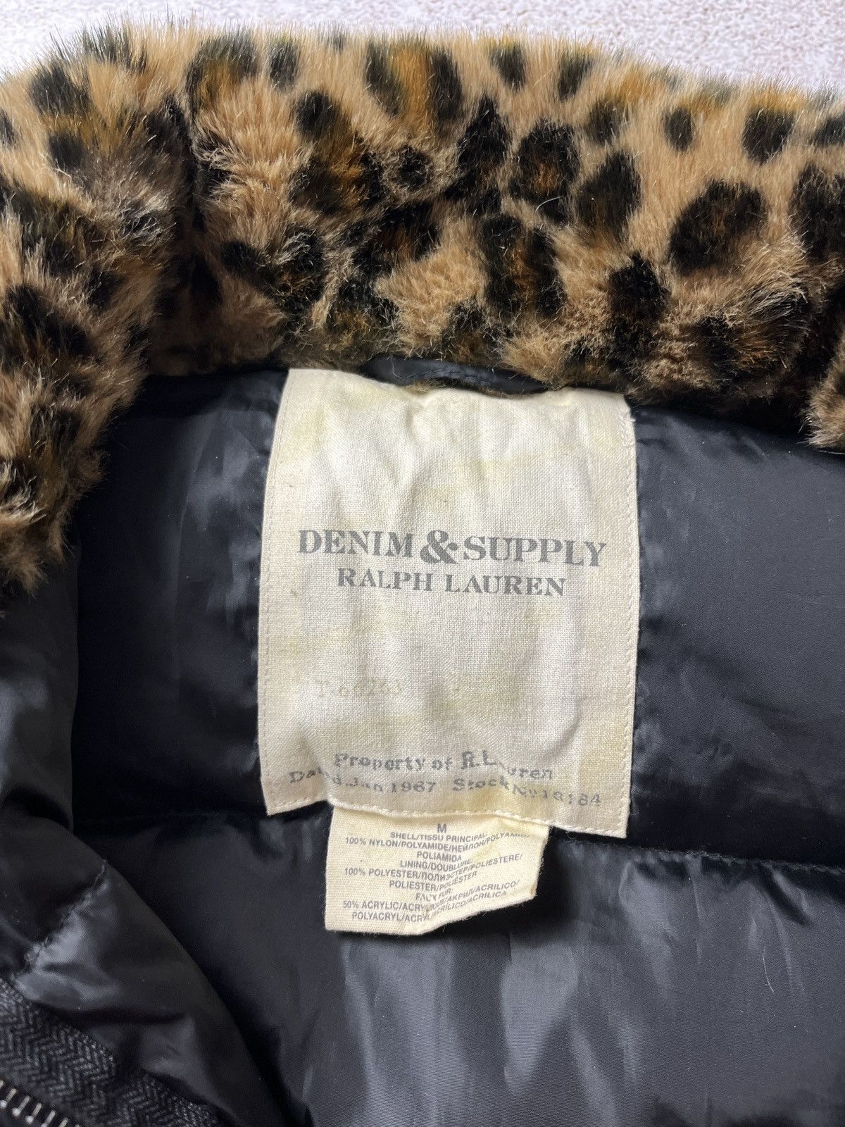 Denim & Supply Ralph Lauren Denim & Supply Ralph Lauren Black Faux Fur Down Puffer Size M / US 6-8 / IT 42-44 - 7 Thumbnail
