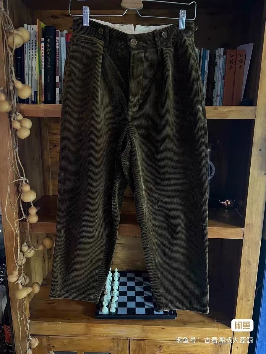 Nigel Cabourn Nigel Cabourn Suspender Corduroy Pants Size US 28 / EU 44 - 1 Thumbnail