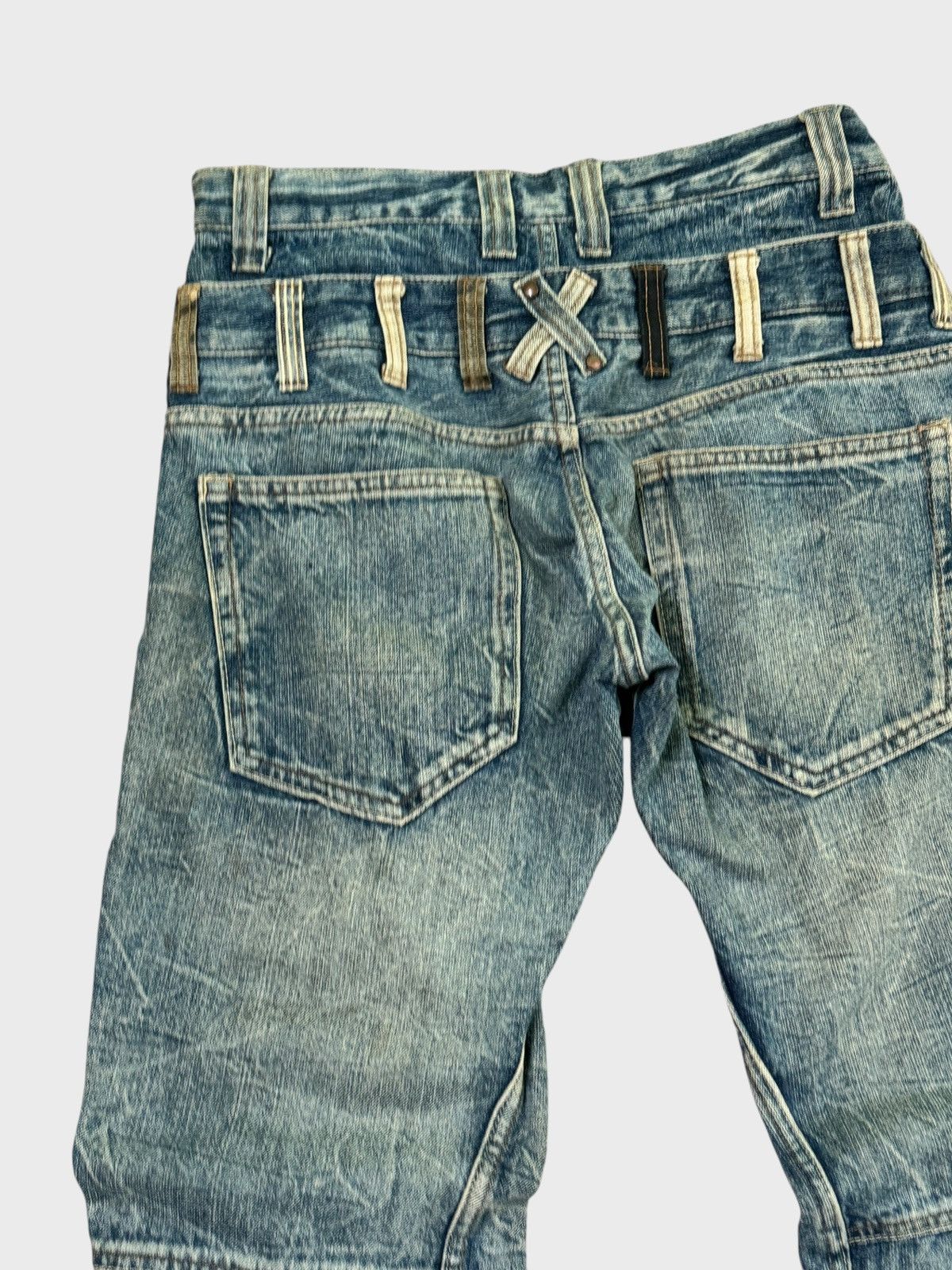 Le Grande Bleu (L.G.B.) JACK SERIKA DOUBLE WAIST ACID MUD WASH DENIM Size US 28 / EU 44 - 9 Thumbnail