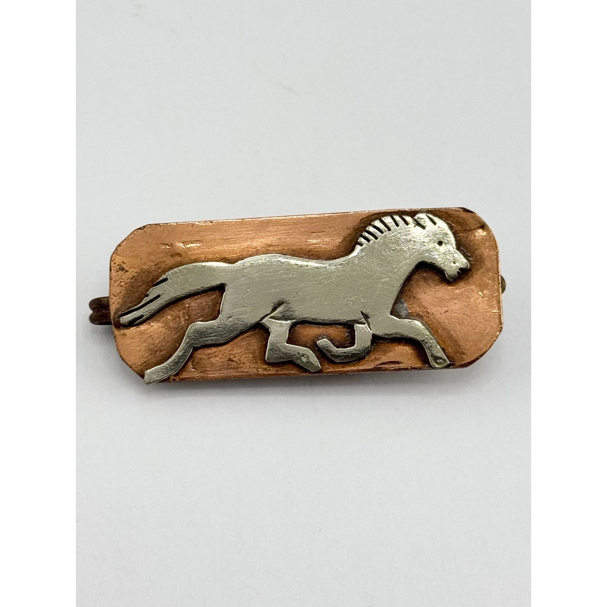 Vintage Vintage copper horse equestrian money clip tie clip Size ONE SIZE - 2 Thumbnail