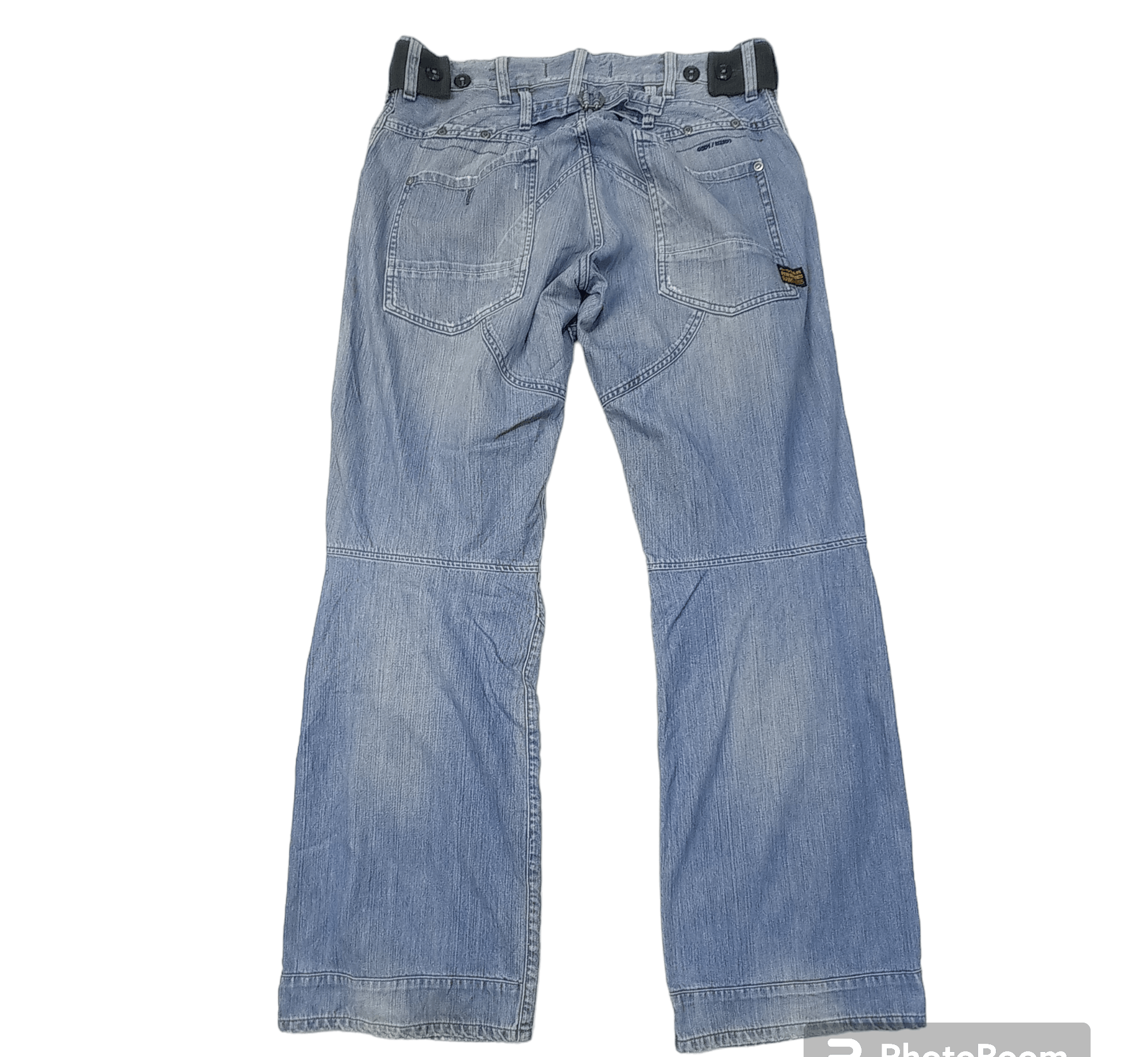 G-Star 🔥G Star Raw Buckle Back Jeans Bush Pants Size US 35 - 2 Thumbnail