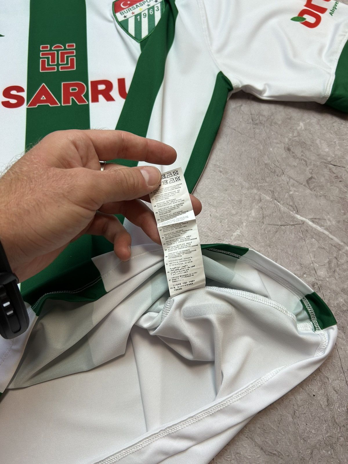 Kappa Bursaspor soccer jersey kappa size M Size US M / EU 48-50 / 2 - 3 Thumbnail
