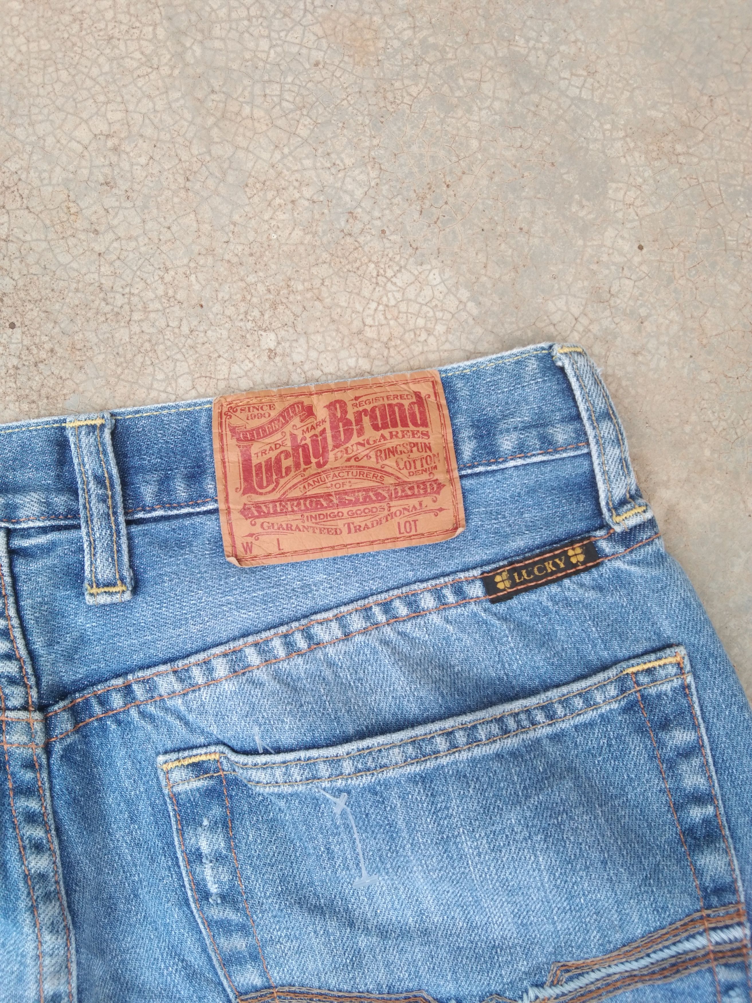 Lucky Brand × Vintage Vintage Y2k Lucky Brand Loose Flared Boot Cut Jeans 31x30 Size US 30 / EU 46 - 3 Thumbnail