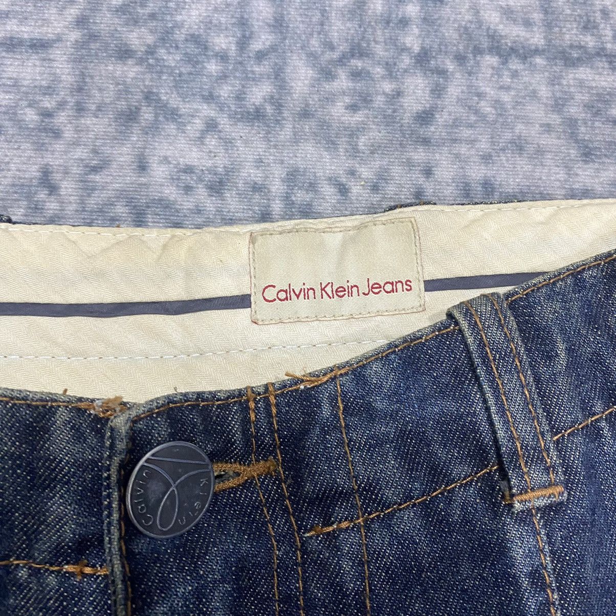 Calvin Klein × Vintage Sick☠️ CK Utility Baker Pants Jeans Loose 80s Size US 32 / EU 48 - 9 Thumbnail