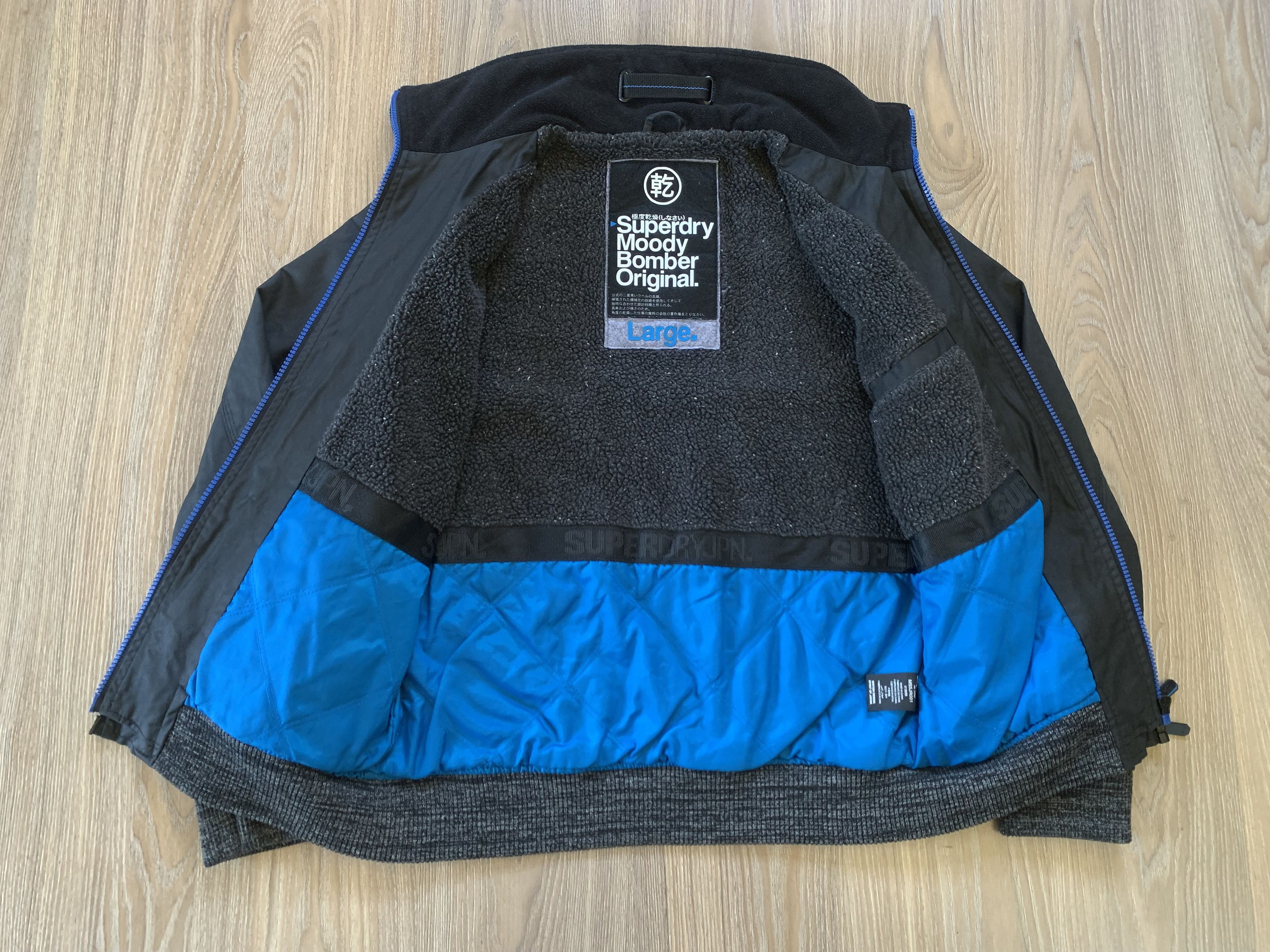 Superdry Superdry Original Moody Bomber Jacket Size US L / EU 52-54 / 3 - 4 Thumbnail