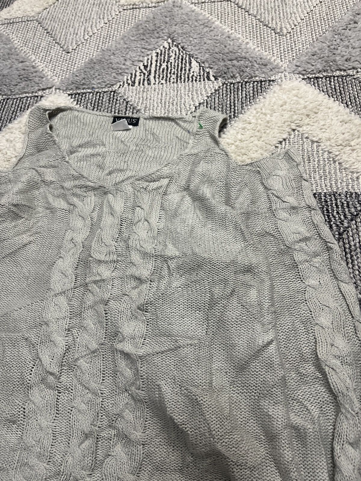 Japanese Brand × Vintage Vintage Grey Sweater Size US XL / EU 56 / 4 - 3 Thumbnail