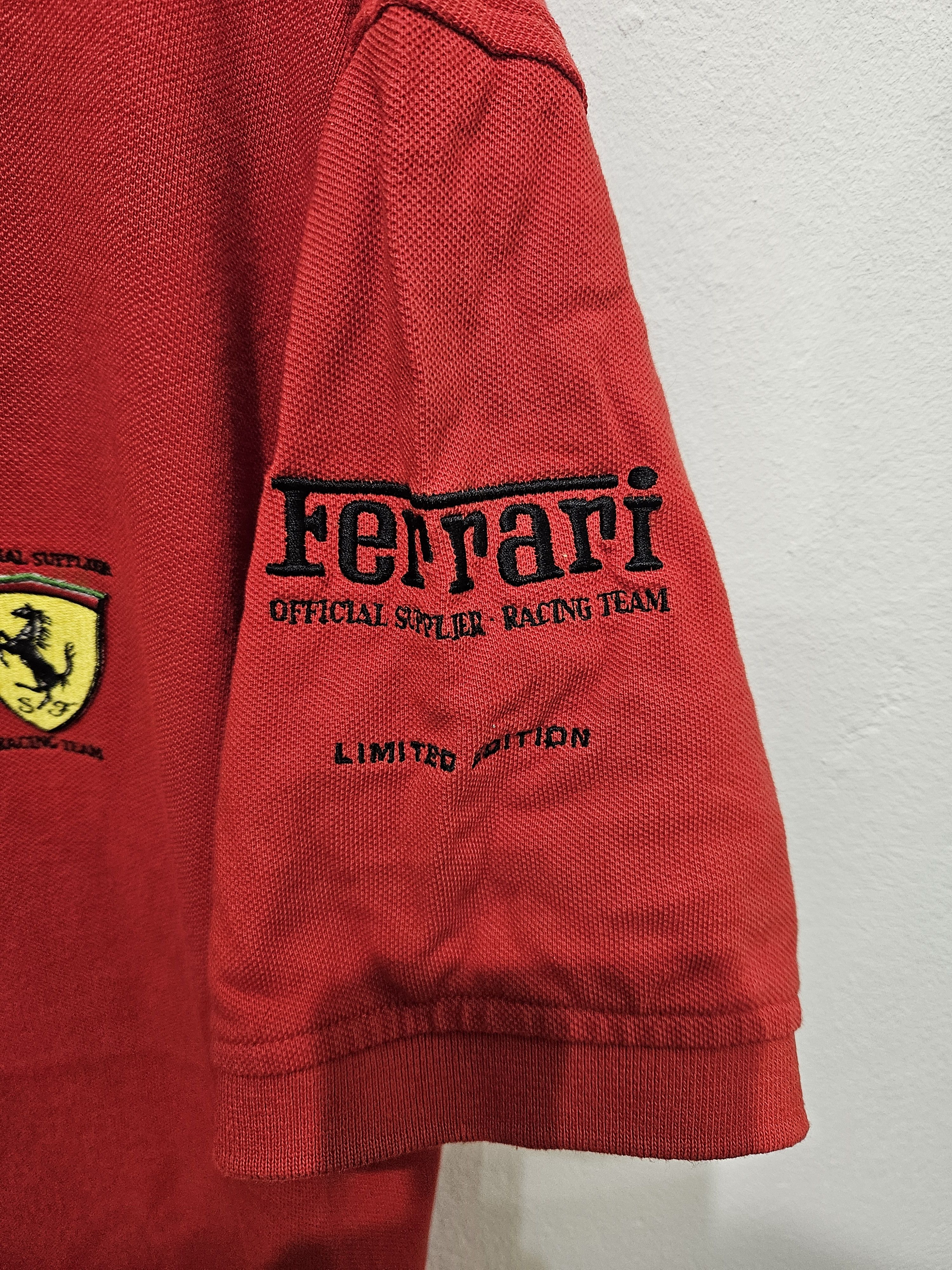 Tommy Hilfiger TOMMY HILFIGER FERRARI F1 RACING SIZE L POLO RARE Size US L / EU 52-54 / 3 - 3 Thumbnail