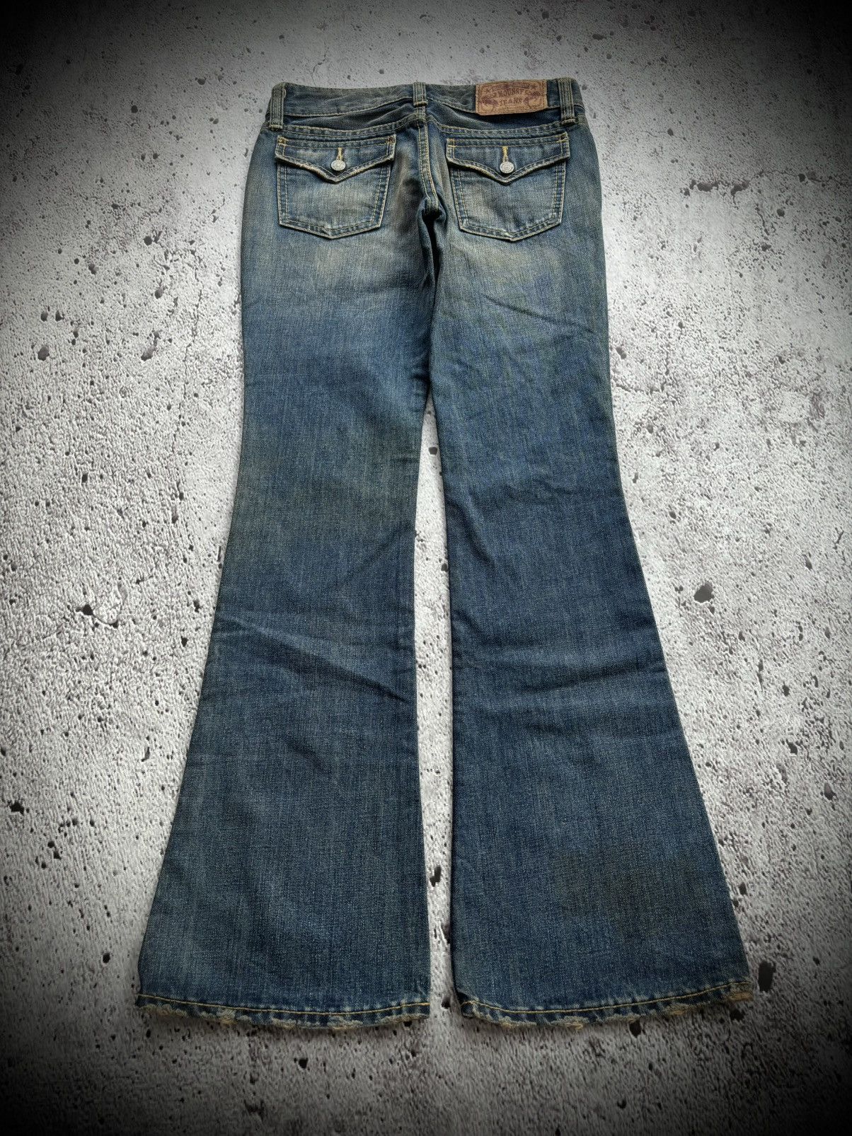 Tornado Mart 2000's Flare Moussy Denim Jeans Size US 29 - 2 Thumbnail