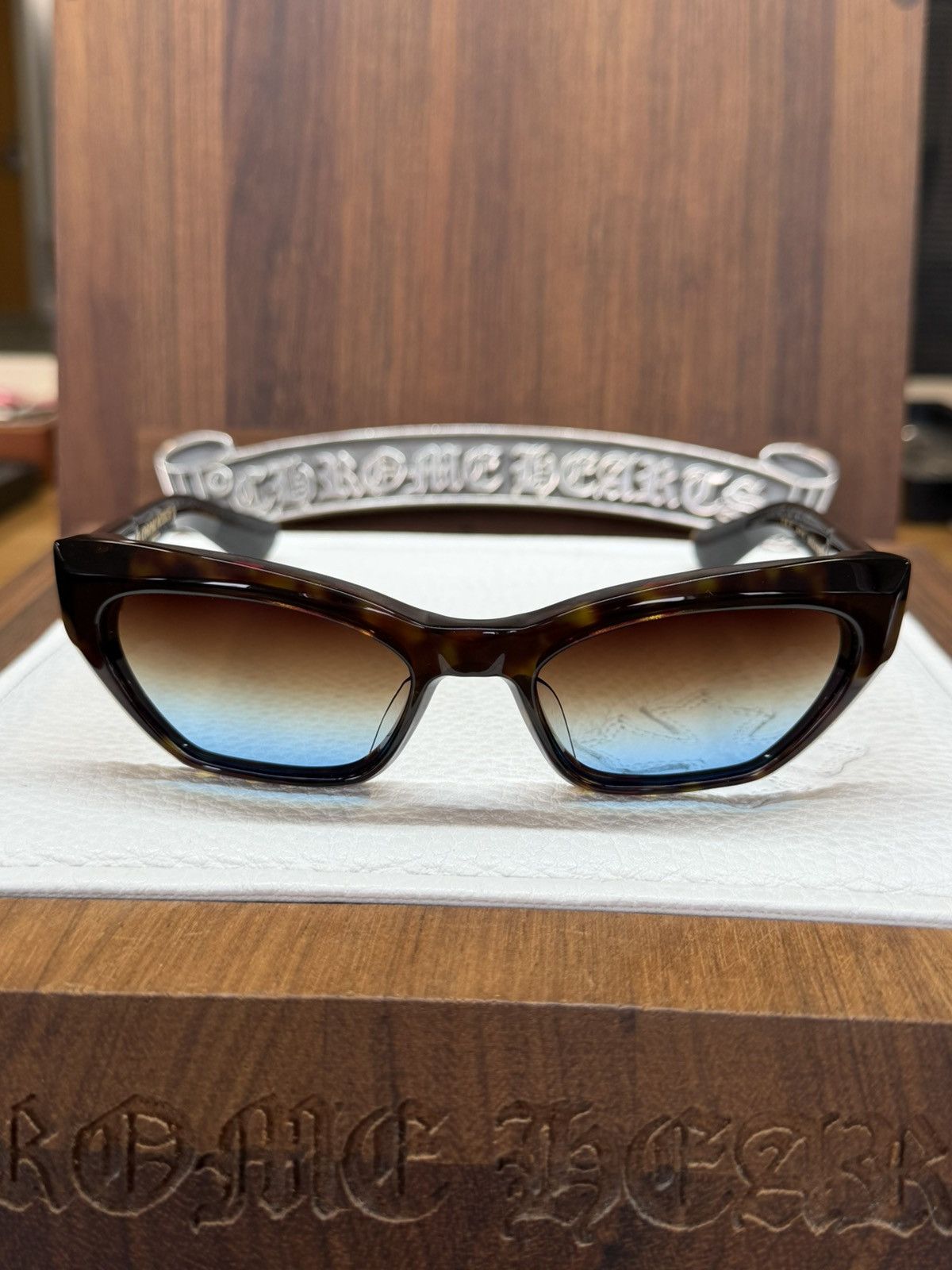 Chrome Hearts Chrome Hearts HALLLA BALUUUU Sunglasses Size ONE SIZE - 4 Thumbnail