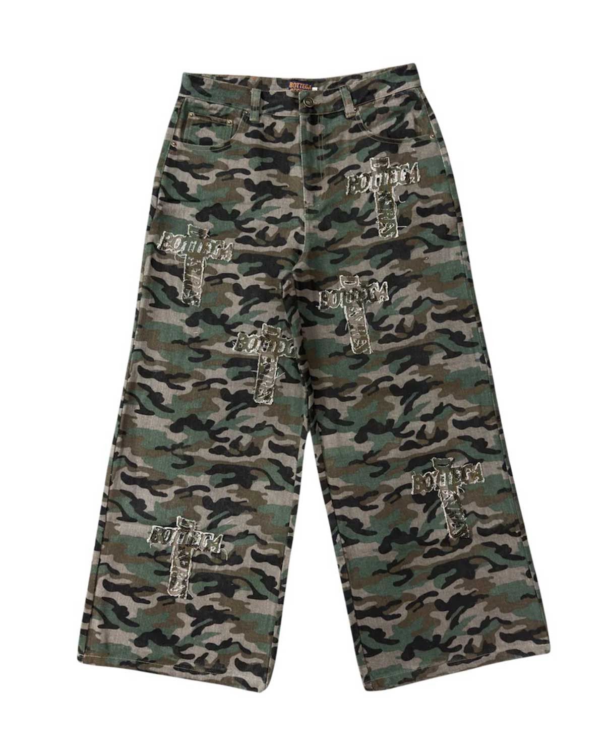 Bottega Desires Holy Grail Denim Pants Camo Size US 38 / EU 54 - 1 Thumbnail