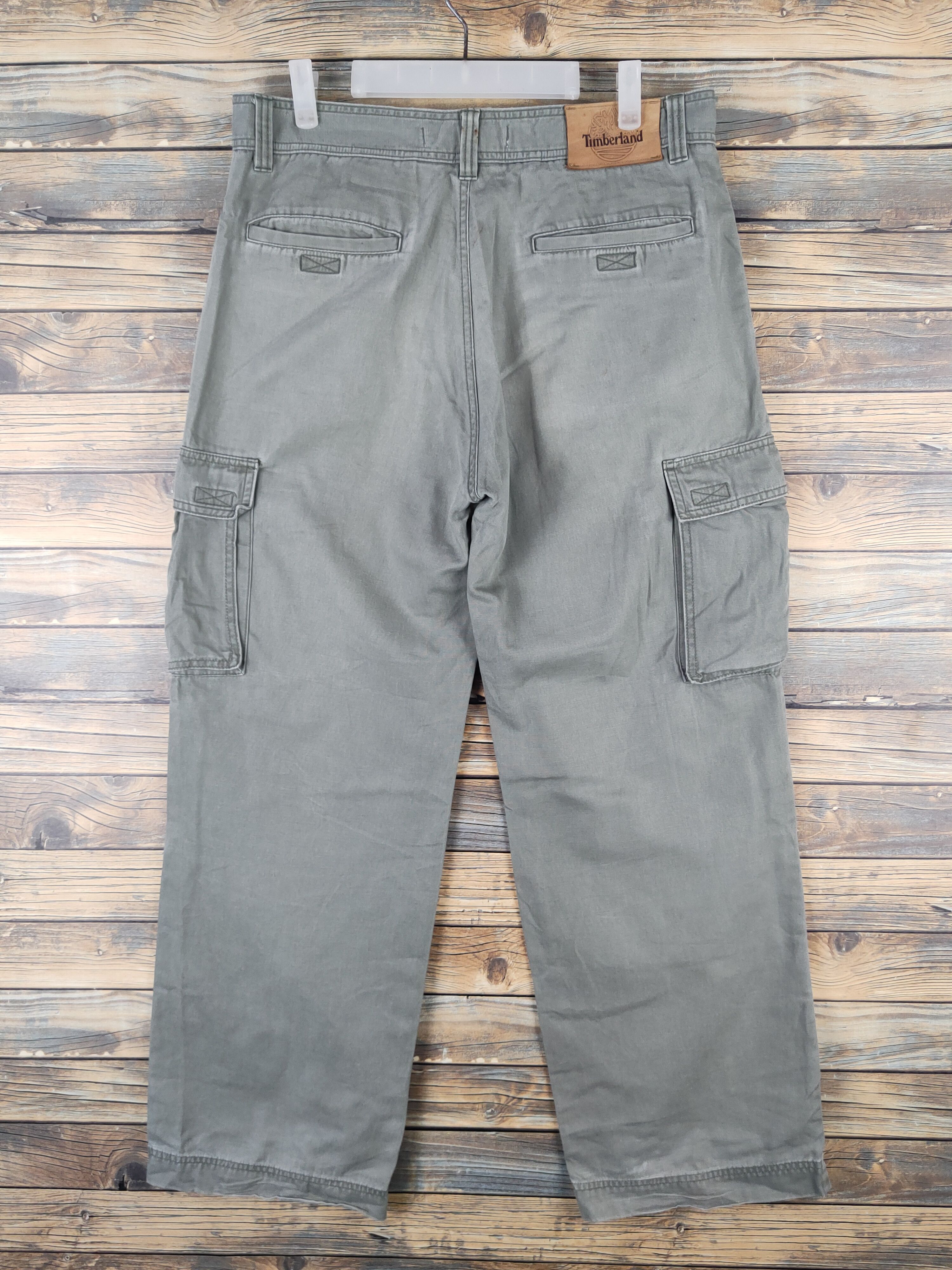 Timberland DLL Timberland Army Green Multipocket Cargo Pants #2355 Size US 34 / EU 50 - 8 Thumbnail