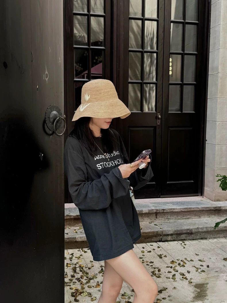 Acne Studios Acne Studios Black long-sleeved shirt Size S / US 4 / IT 40 - 1 Thumbnail