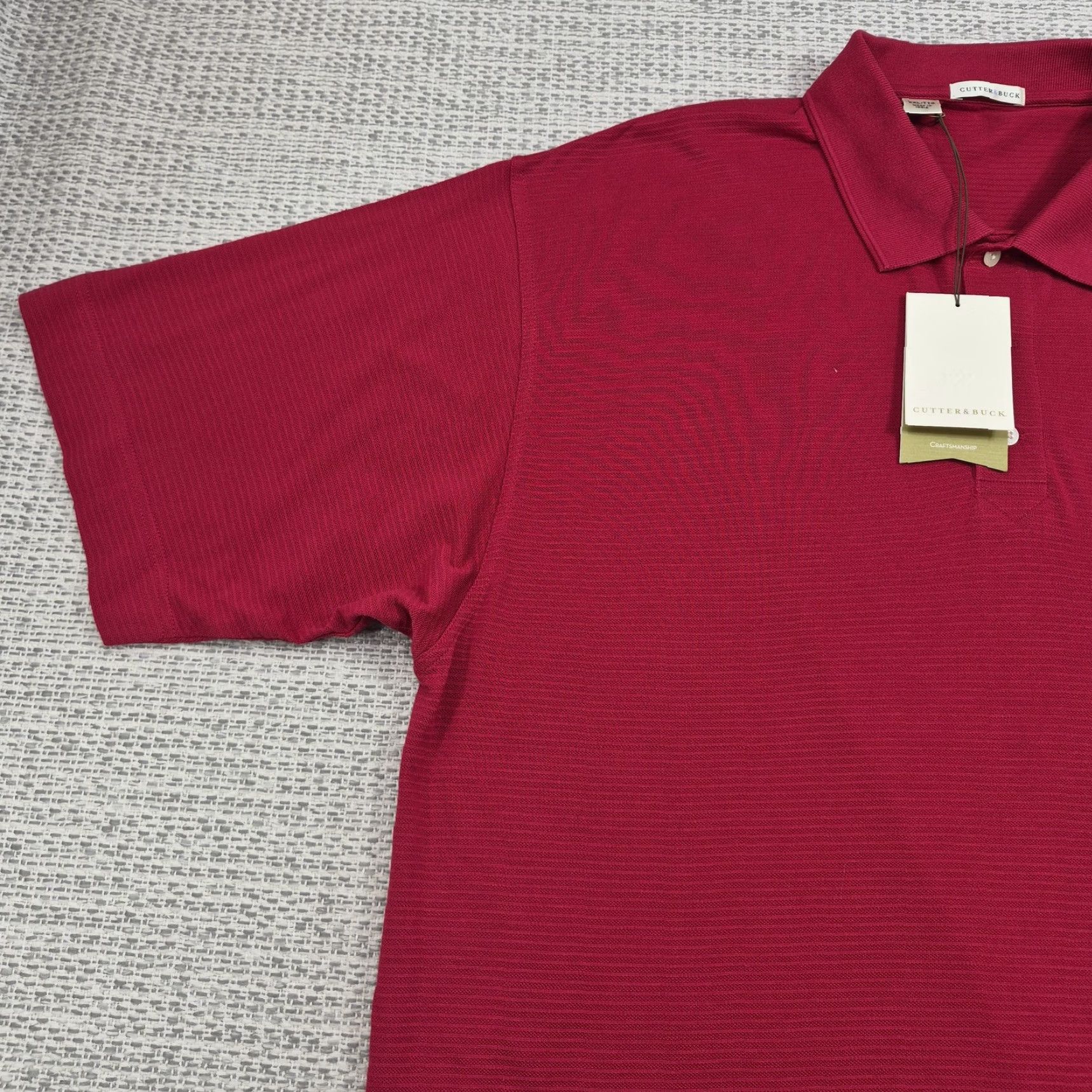 Cutter & Buck Cutter & Buck Golf Polo Shirt Mens 2XL Red Solid Embroidered Starbucks Liqueurs Polo Shirt USA Preppy Logo Golf Polo Size US XXL / EU 58 / 5 - 3 Thumbnail