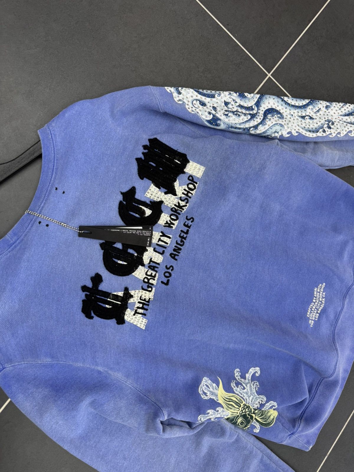 Amiri Amiri tcgw crewneck Size US L / EU 52-54 / 3 - 6 Thumbnail