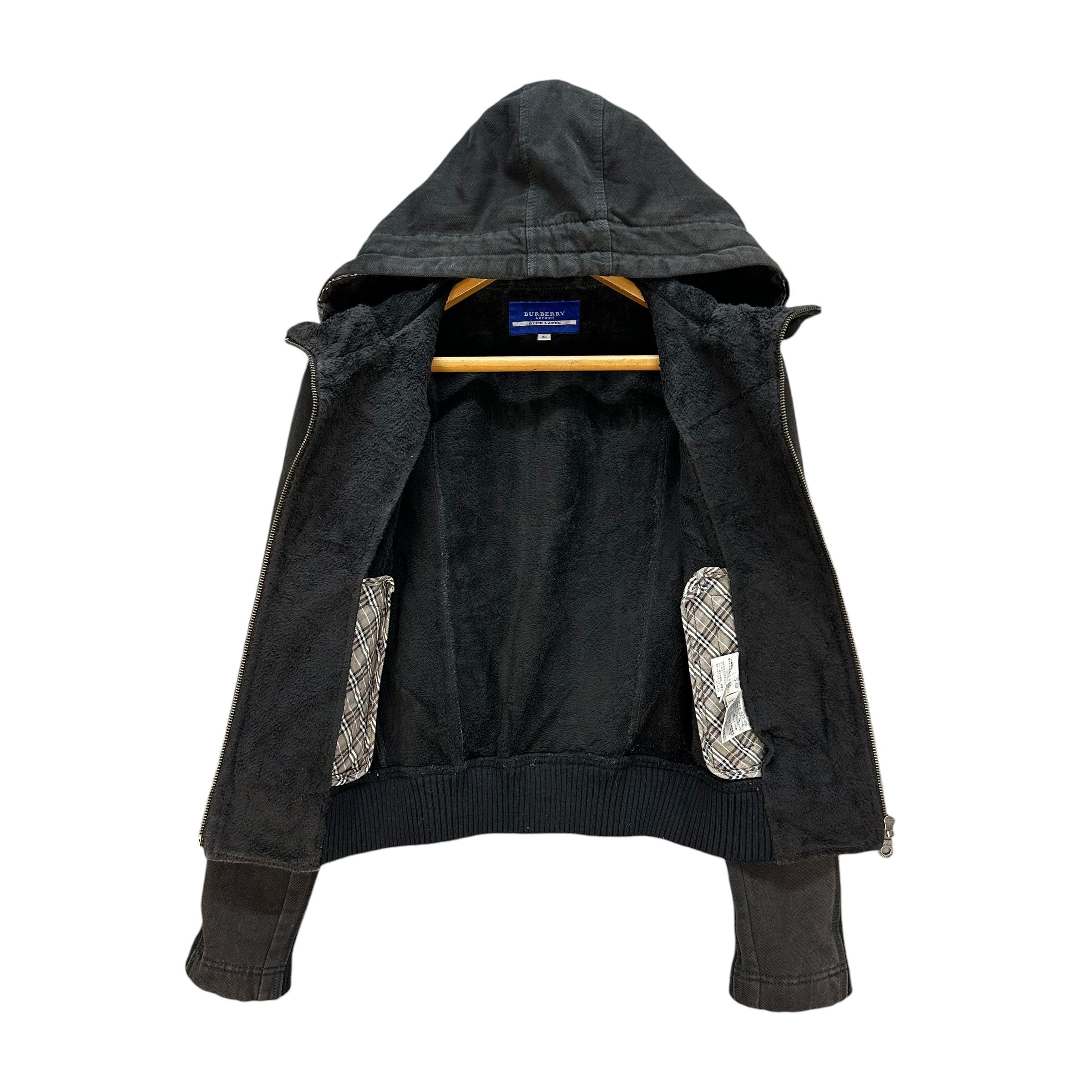 Burberry BURBERRY Embroidery Small Logo Hooded Jacket #012-1422 Size XXS / US 00 / IT 34 - 8 Thumbnail
