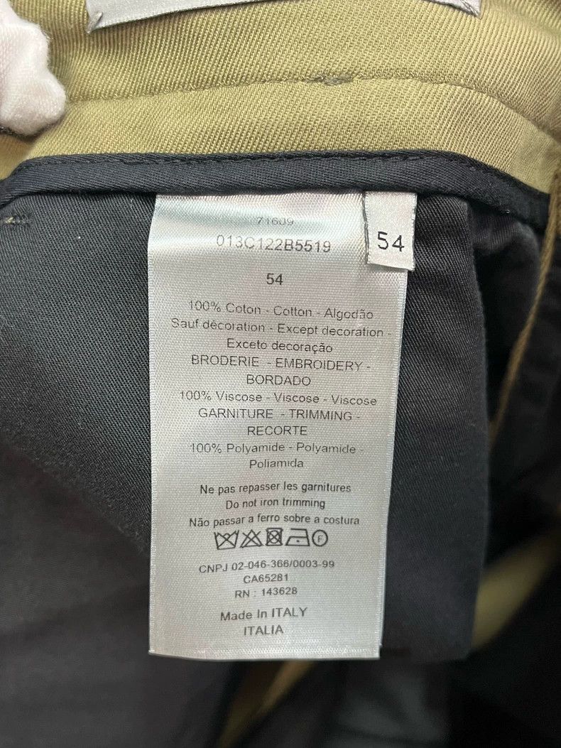 Dior Dior Khaki workwear casual pants Size US 38 / EU 54 - 4 Thumbnail