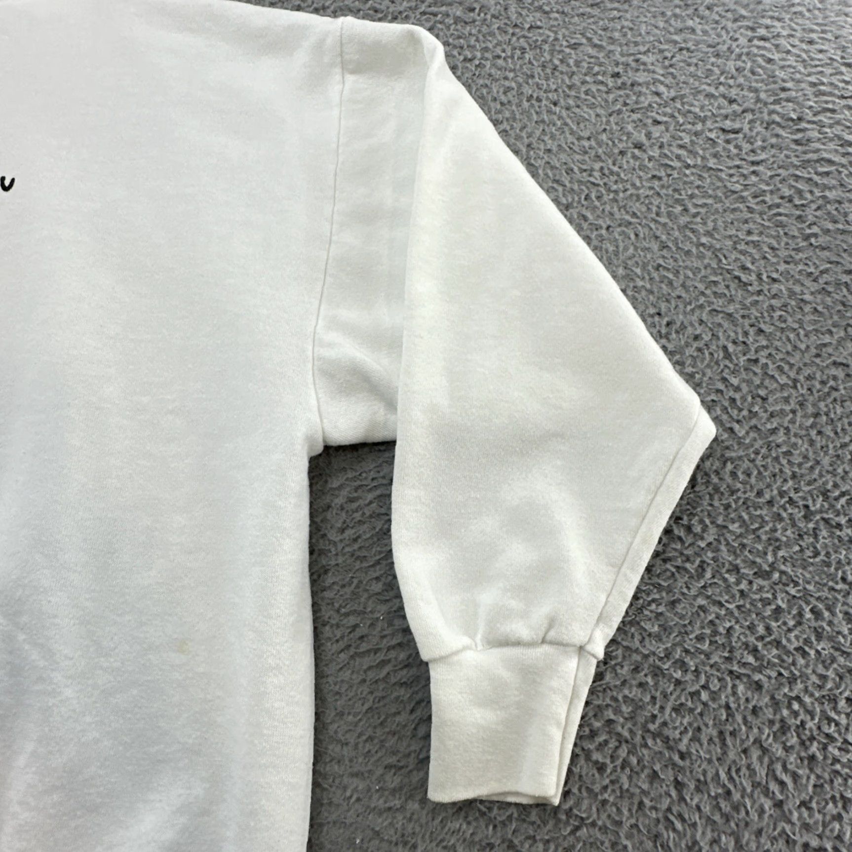 Vintage VINTAGE 1990s High Cotton Sweatshirt Treat Me No Differently Than The Pope Men XXL White Cotton Graphic Tee Size US XXL / EU 58 / 5 - 4 Thumbnail