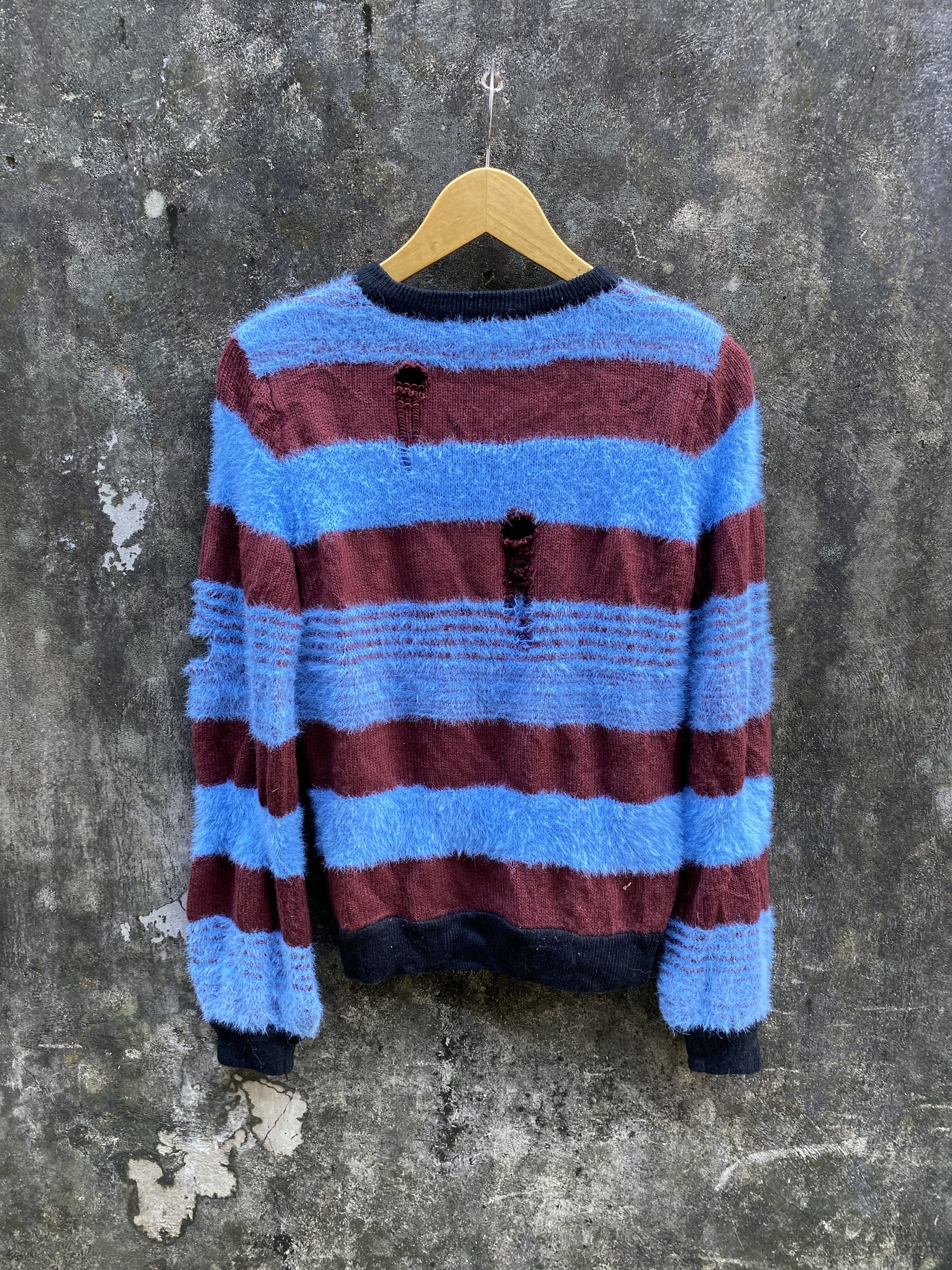 If Six Was Nine Japanese SLY Distressed grunge Punk Knit Sweater Size US M / EU 48-50 / 2 - 5 Thumbnail