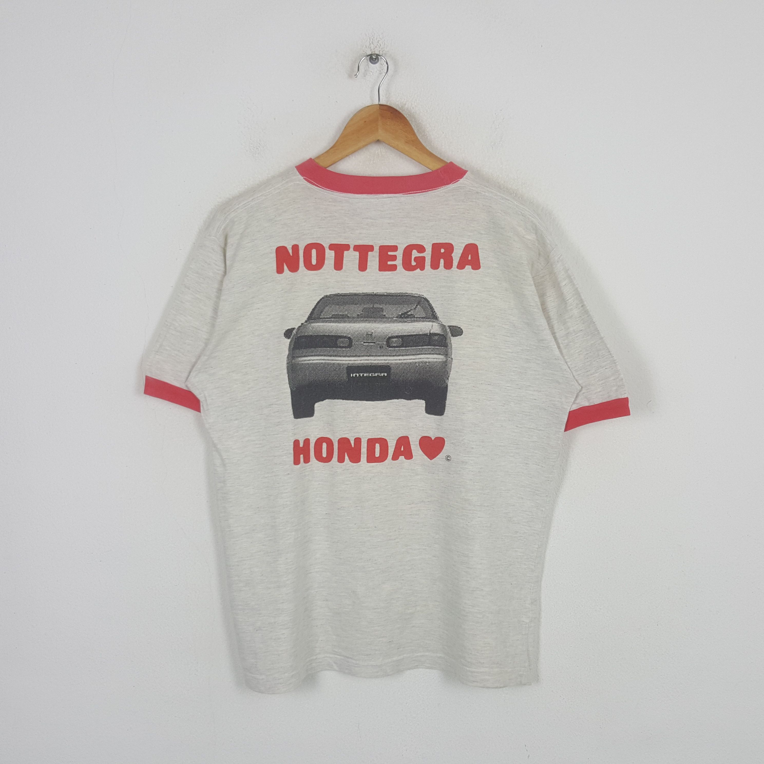 Honda Vintage Honda Integra Japanese Racing 90's Tshirt C299N30 Size US L / EU 52-54 / 3 - 3 Thumbnail