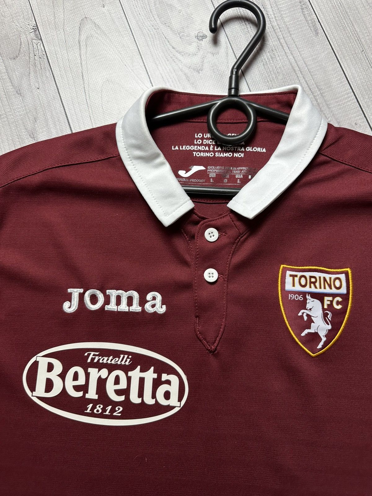 Vintage Vintage Joma Torino soccer jersey size L red logo Size US L / EU 52-54 / 3 - 4 Thumbnail