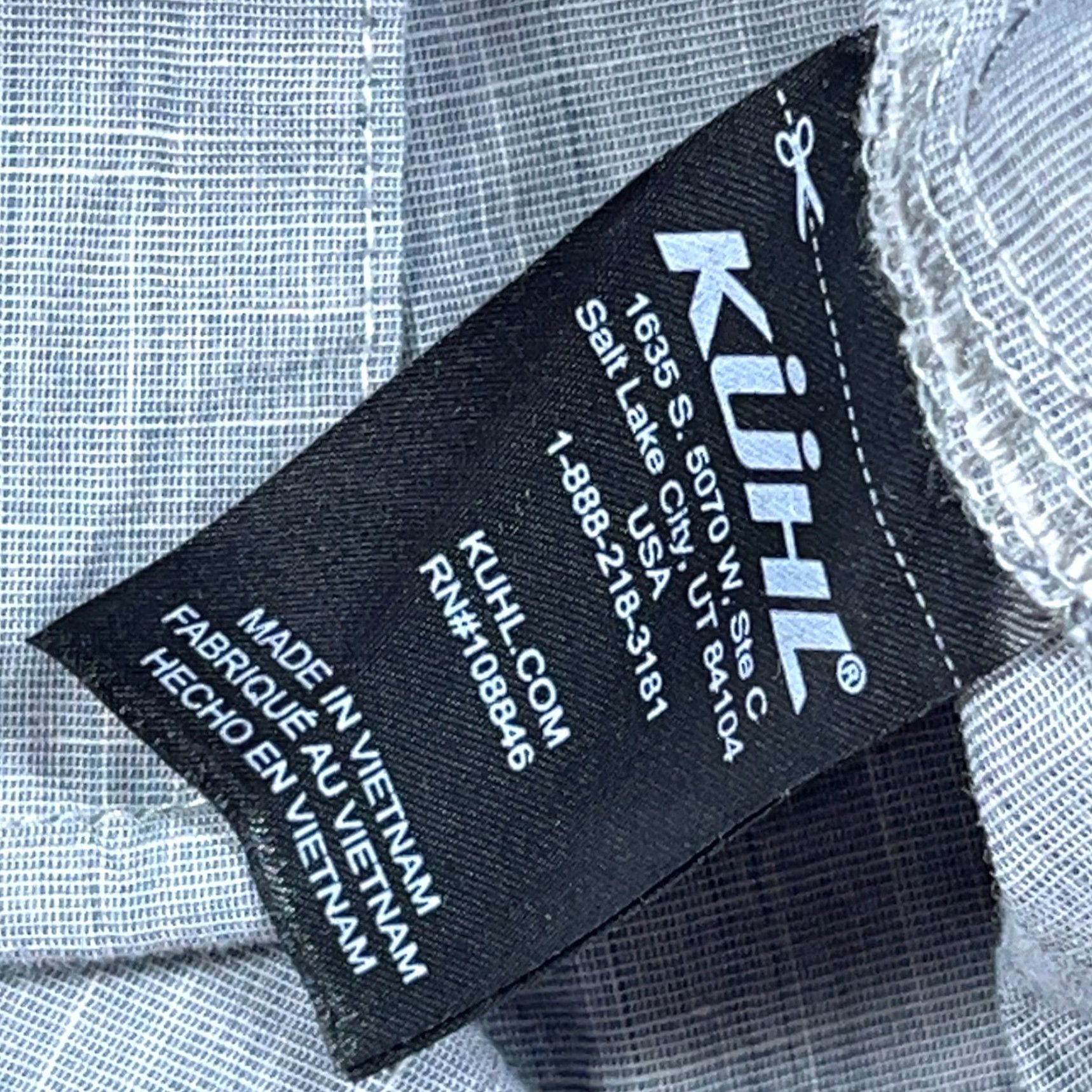 Vintage Kuhl Shirt Men Large Gray Button Up Camp Hiking Pockets Outdoor Adult Cotton Size US L / EU 52-54 / 3 - 4 Thumbnail