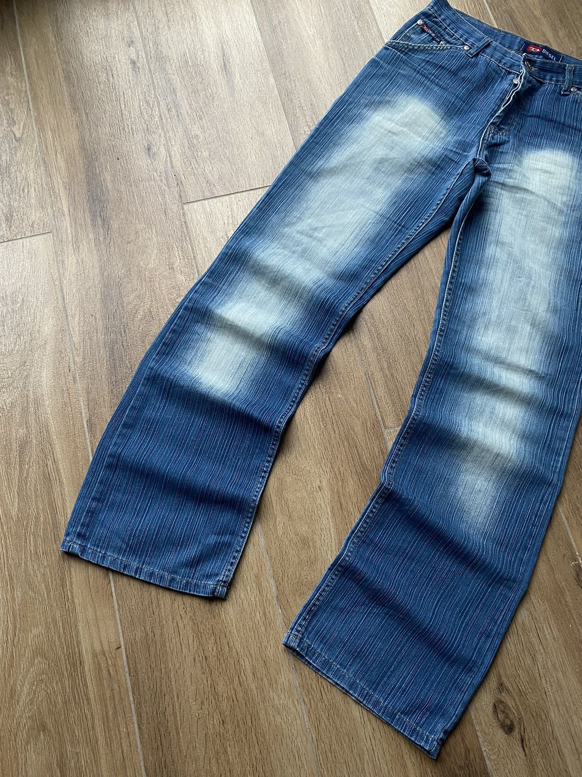 Diesel Diesel Vintage Flared Jeans Faded Washed Japanese Baggy Y2K Size US 30 / EU 46 - 6 Thumbnail