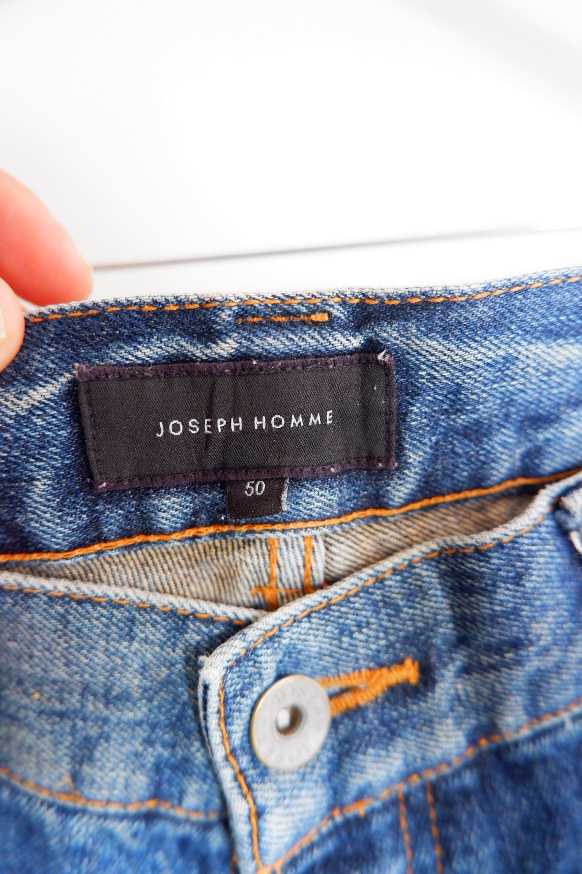 If Six Was Nine Vintage Joseph Homme Distressed Buckle Back Jeans Size US 34 / EU 50 - 8 Thumbnail