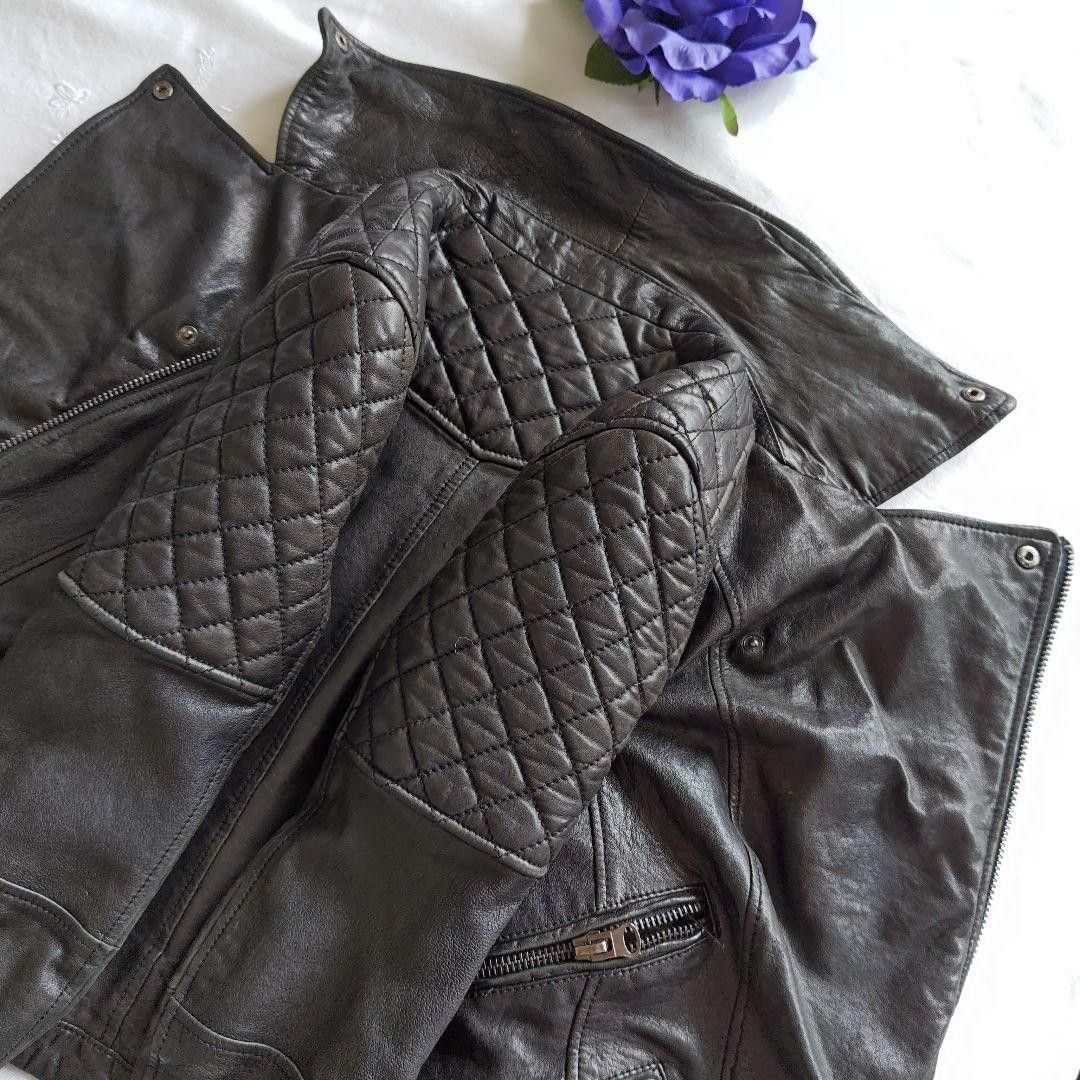 Zara Zara leather biker jacket Size M / US 6-8 / IT 42-44 - 7 Thumbnail